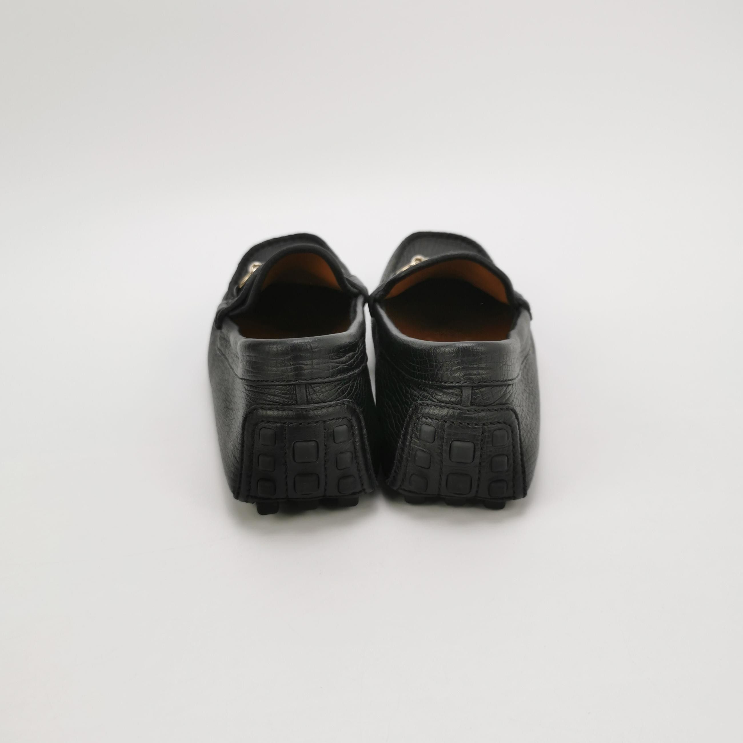 Gucci Gucci Pebbled Leather Horsebit Loafers 40.5 Size US 7 / EU 40 - 5 Thumbnail