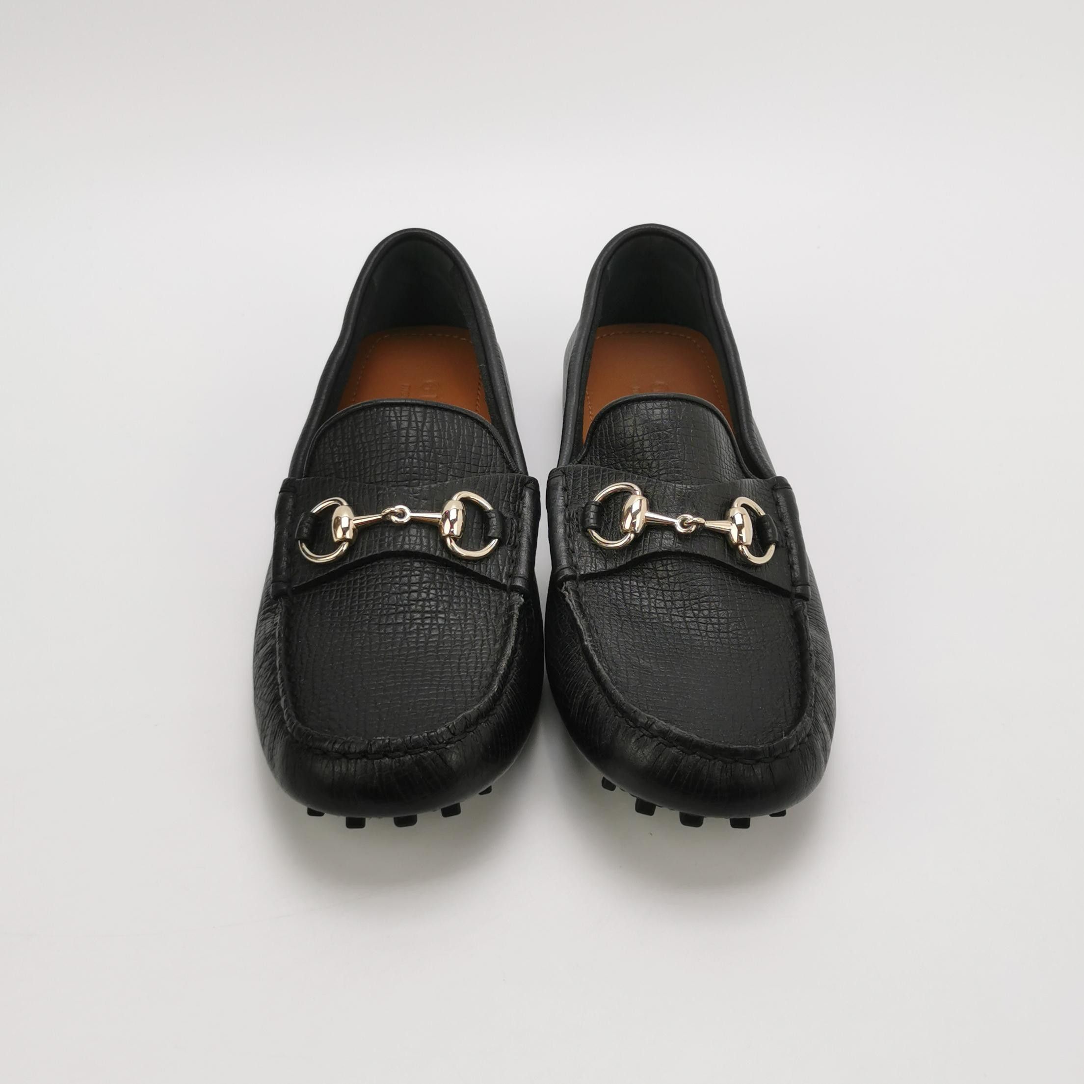 Gucci Gucci Pebbled Leather Horsebit Loafers 40.5 Size US 7 / EU 40 - 4 Thumbnail