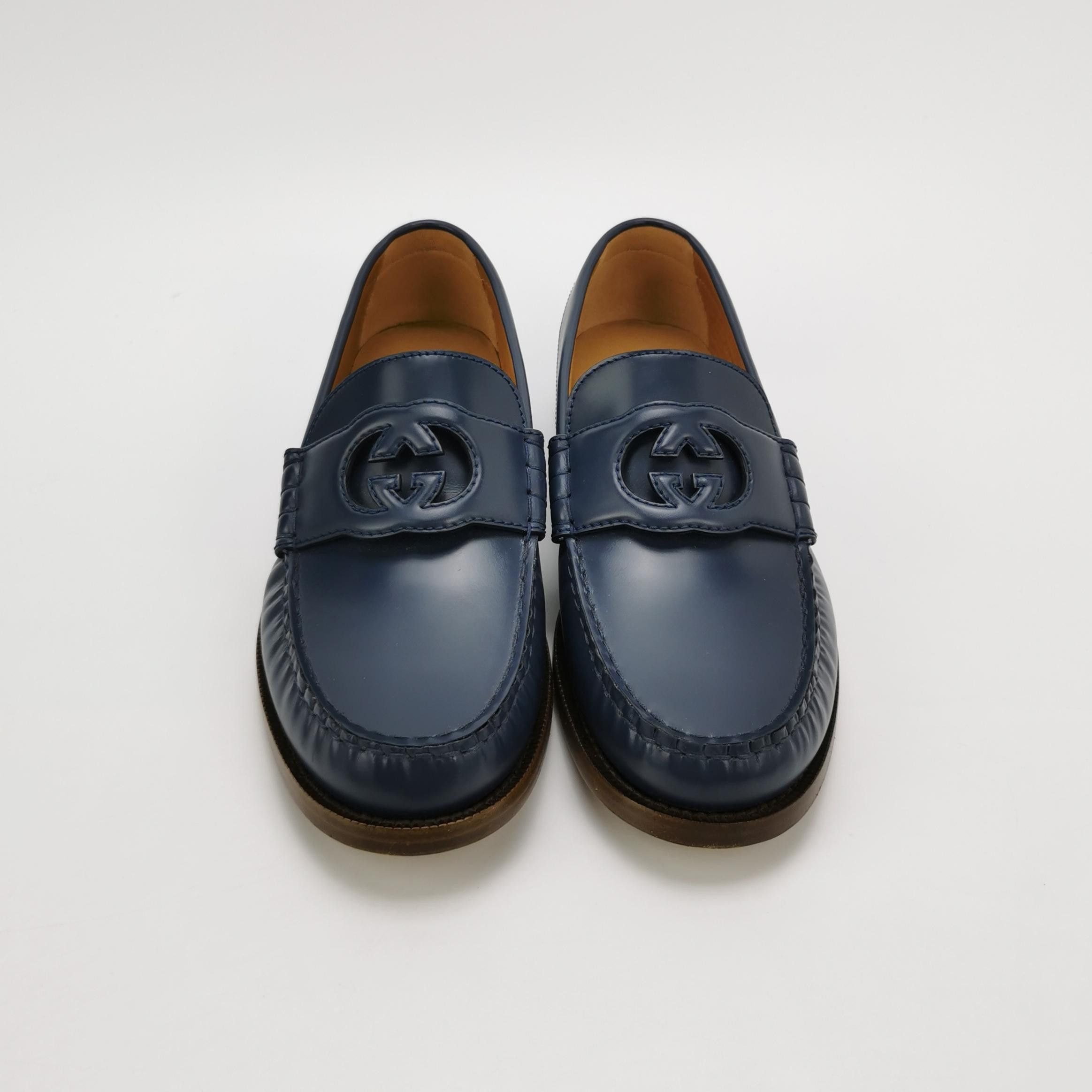 Gucci Gucci Interlocking G Leather Loafers 41 Size US 8 / EU 41 - 4 Thumbnail