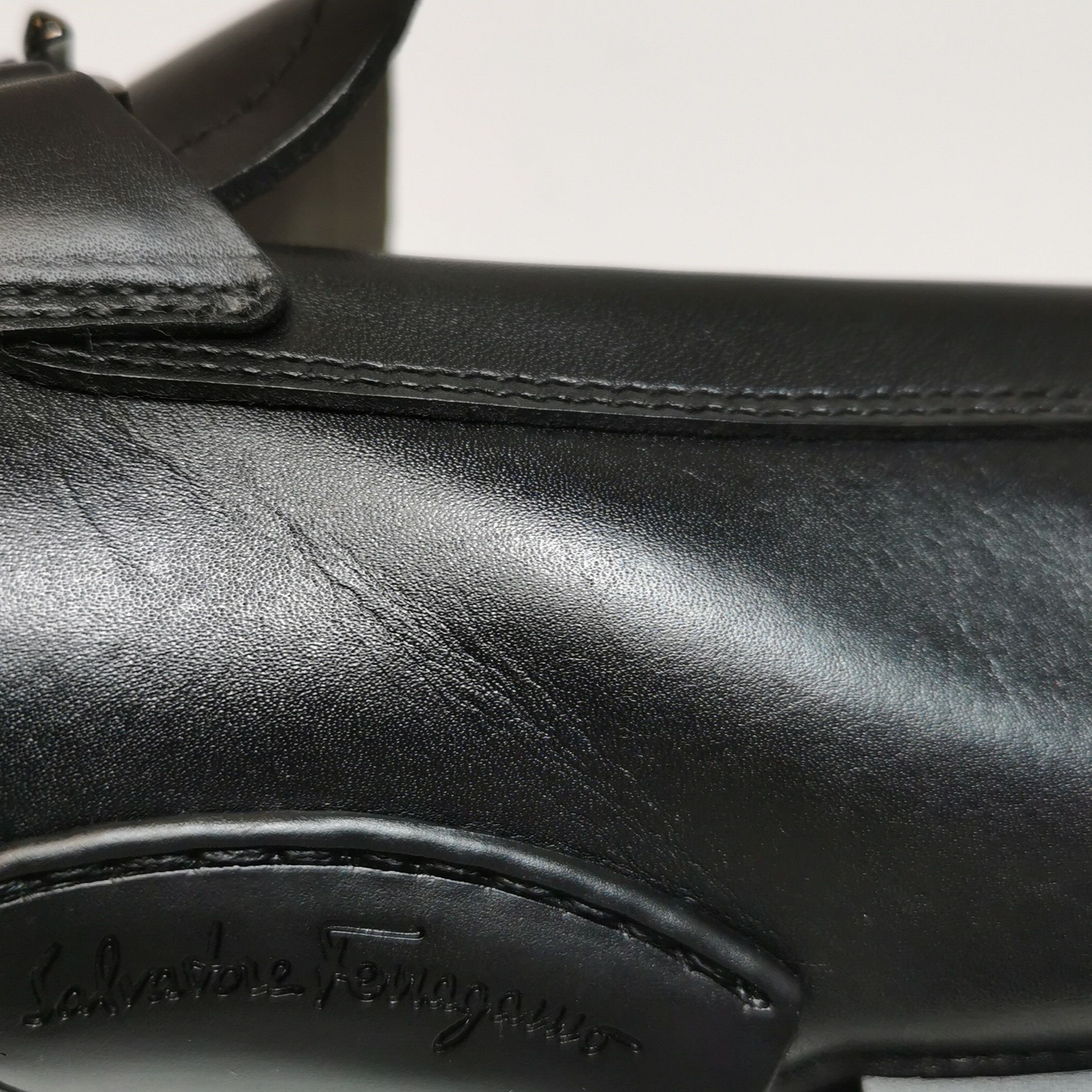Salvatore Ferragamo Salvatore Ferragamo Gancini Leather Loafers 6.5 Size US 6 / EU 39 - 10 Thumbnail