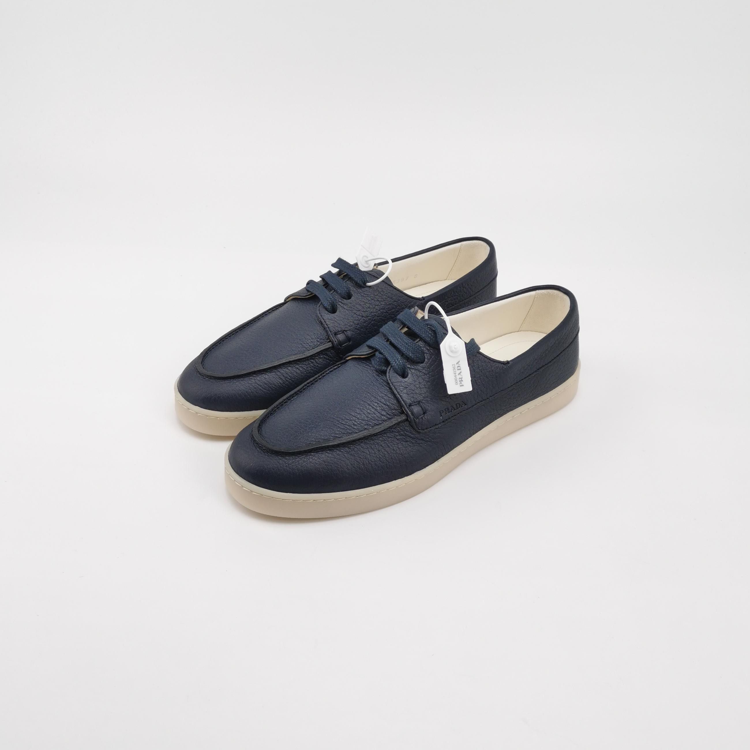 Prada Prada Logo Embossed Leather Casual Shoes 40 Size US 7 / EU 40 - 3 Thumbnail