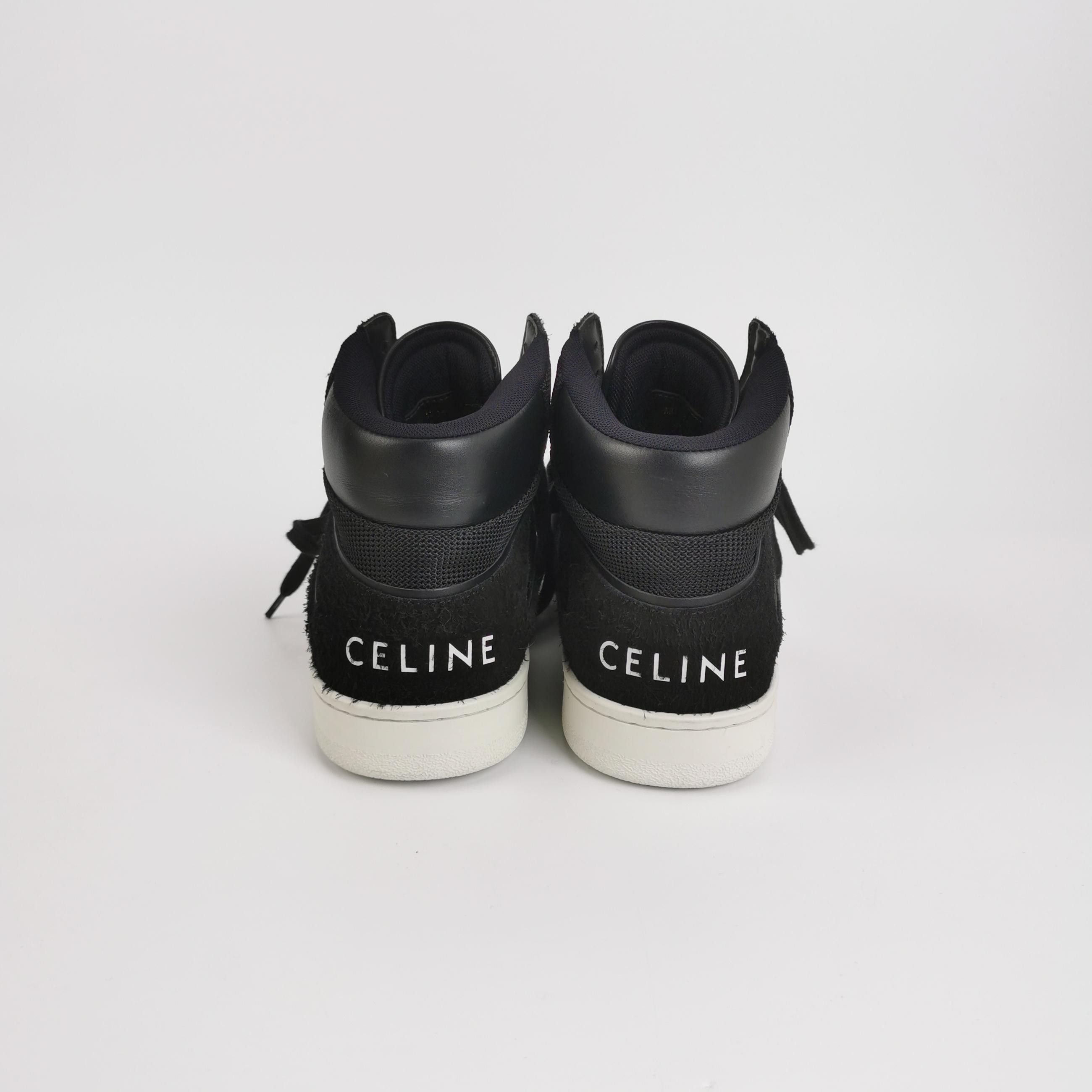 Celine Celine Logo Suede High-Top Sneakers Size 41 Size US 8 / EU 41 - 5 Thumbnail