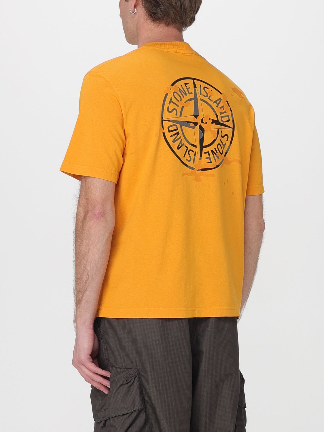 Stone Island Stone Island T-Shirt Men Orange Size US S / EU 44-46 / 1 - 3 Thumbnail
