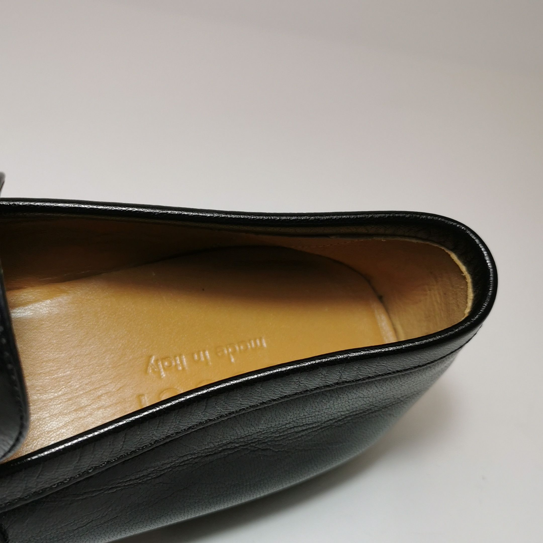 Gucci Gucci Web Stripe GG Leather Loafers 40 Size US 7 / EU 40 - 13 Thumbnail