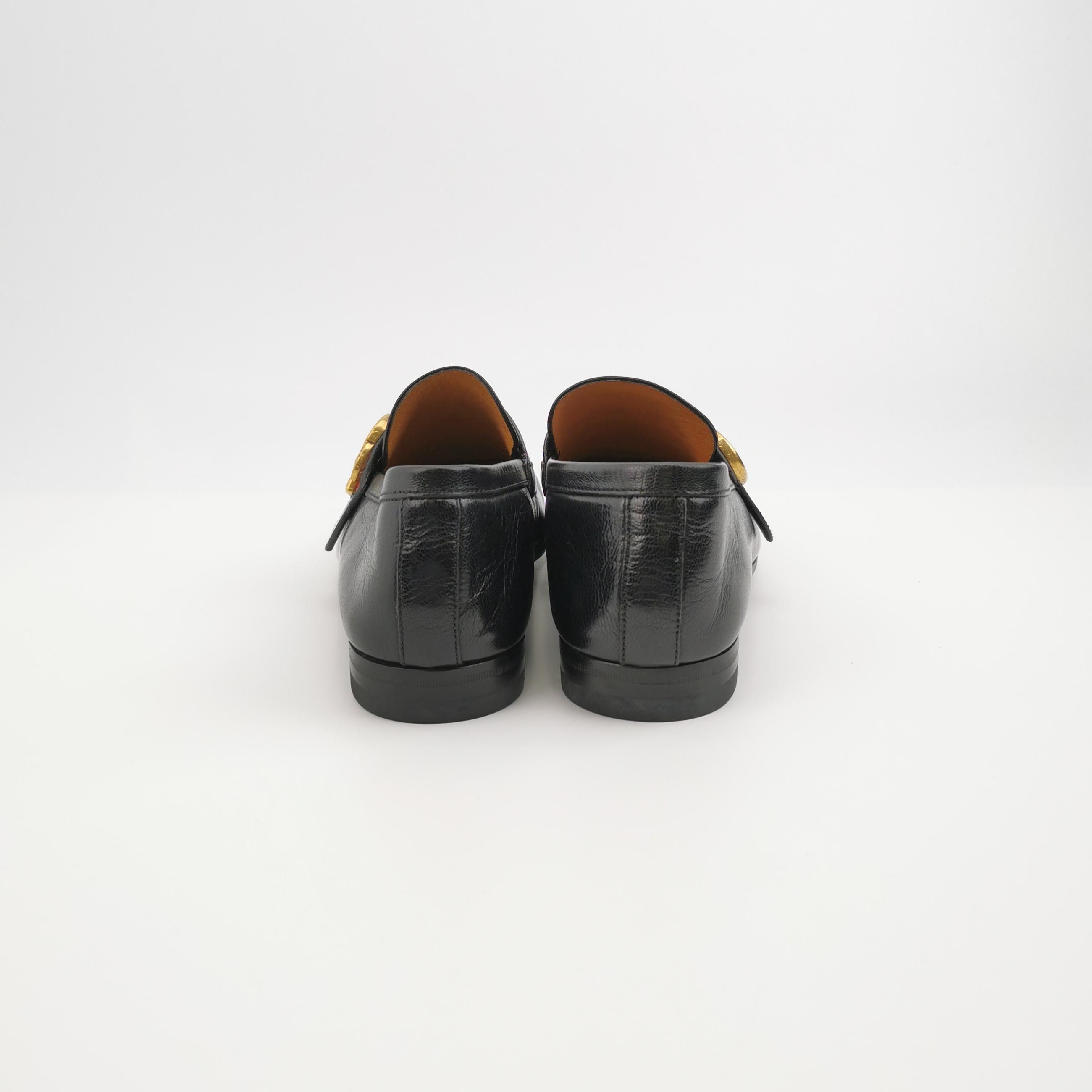 Gucci Gucci Web Stripe GG Leather Loafers 40 Size US 7 / EU 40 - 5 Thumbnail