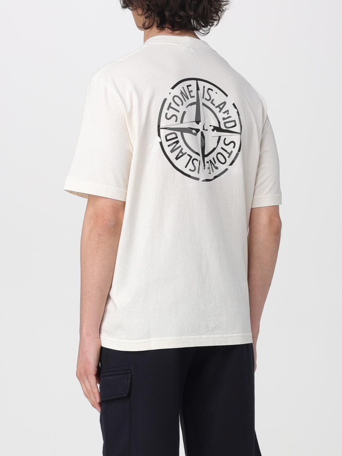 Stone Island Stone Island T-Shirt Men Ivory Size US S / EU 44-46 / 1 - 2 Thumbnail