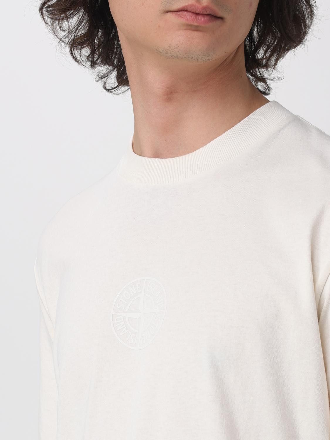 Stone Island Stone Island T-Shirt Men Ivory Size US XL / EU 56 / 4 - 3 Thumbnail