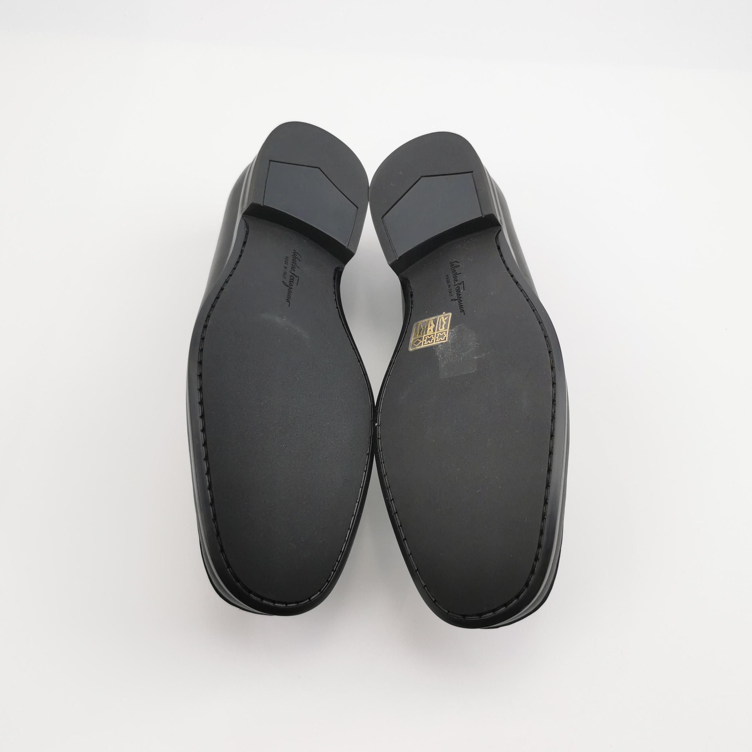 Salvatore Ferragamo Salvatore Ferragamo Gancini Bit Leather Loafers 39.5 Size US 6 / EU 39 - 6 Thumbnail