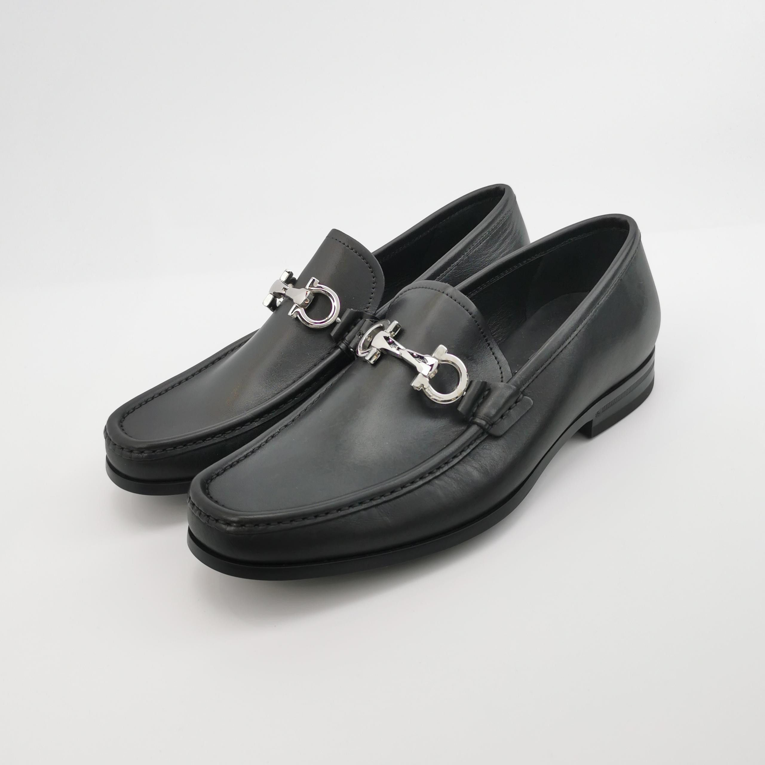 Salvatore Ferragamo Salvatore Ferragamo Gancini Bit Leather Loafers 39.5 Size US 6 / EU 39 - 3 Thumbnail