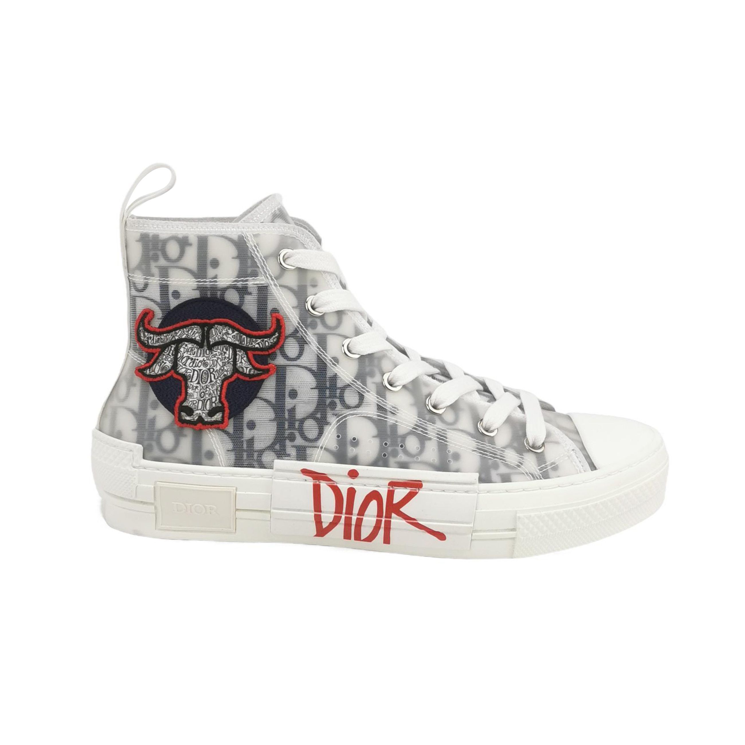 Dior Dior x Shawn Stussy B23 Oblique High Top Sneakers 39 Size US 6 / EU 39 - 2 Thumbnail