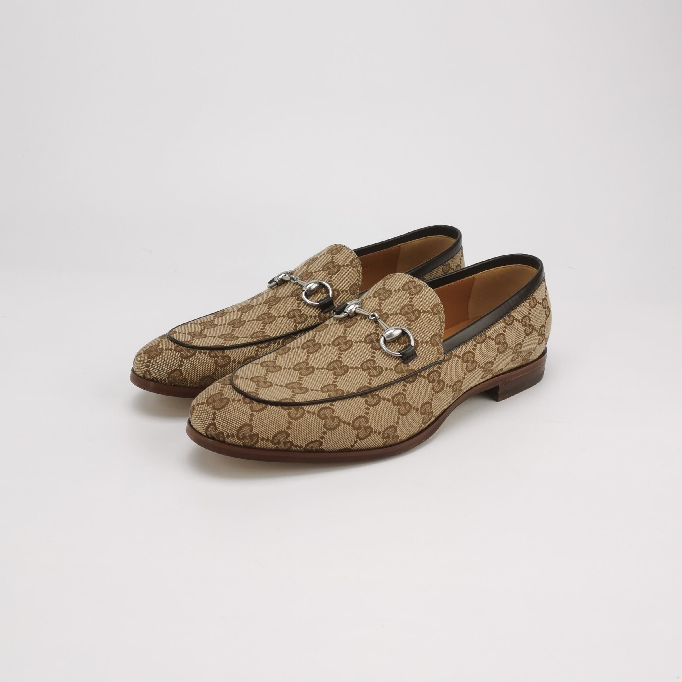 Gucci Gucci GG Monogram Canvas Horsebit Loafers Size 10 Size US 10 / EU 43 - 3 Thumbnail