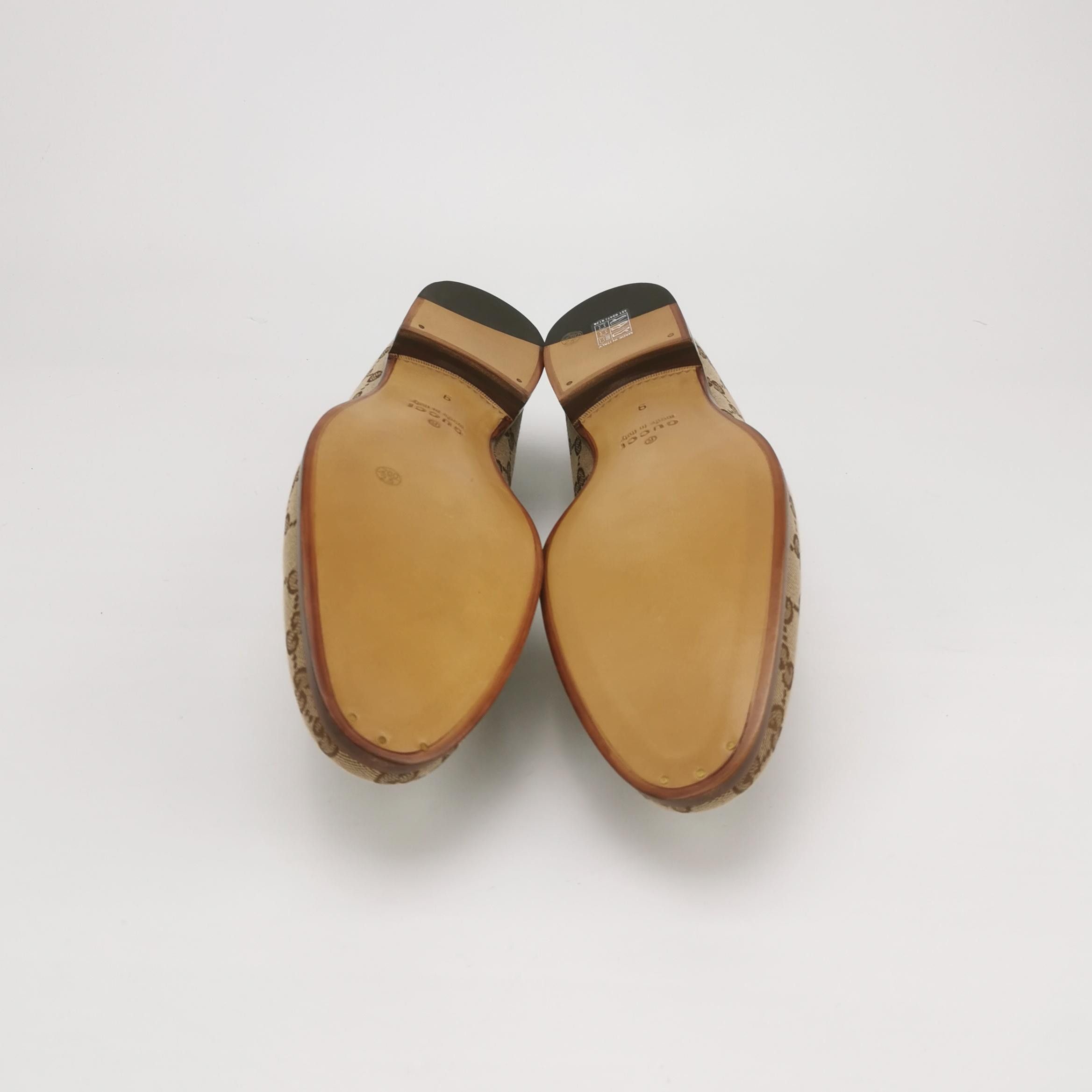 Gucci Gucci GG Monogram Canvas Horsebit Loafers Size 10 Size US 10 / EU 43 - 6 Thumbnail