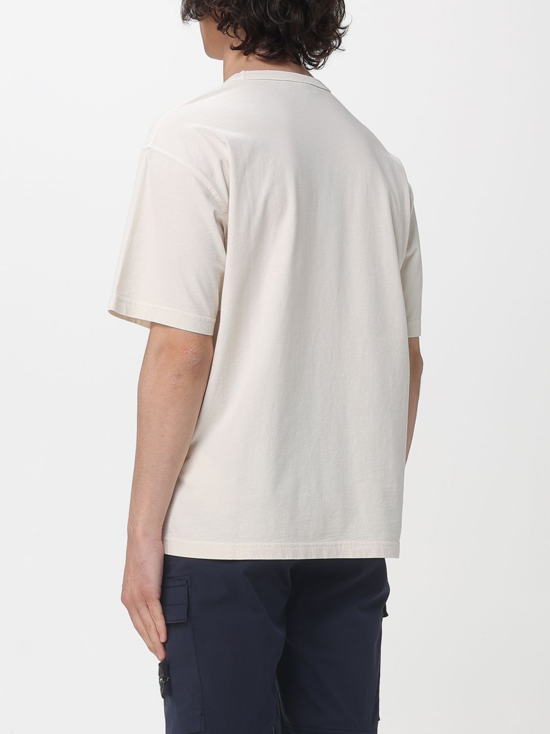 Stone Island Stone Island T-Shirt Men Ivory Size US XL / EU 56 / 4 - 3 Thumbnail