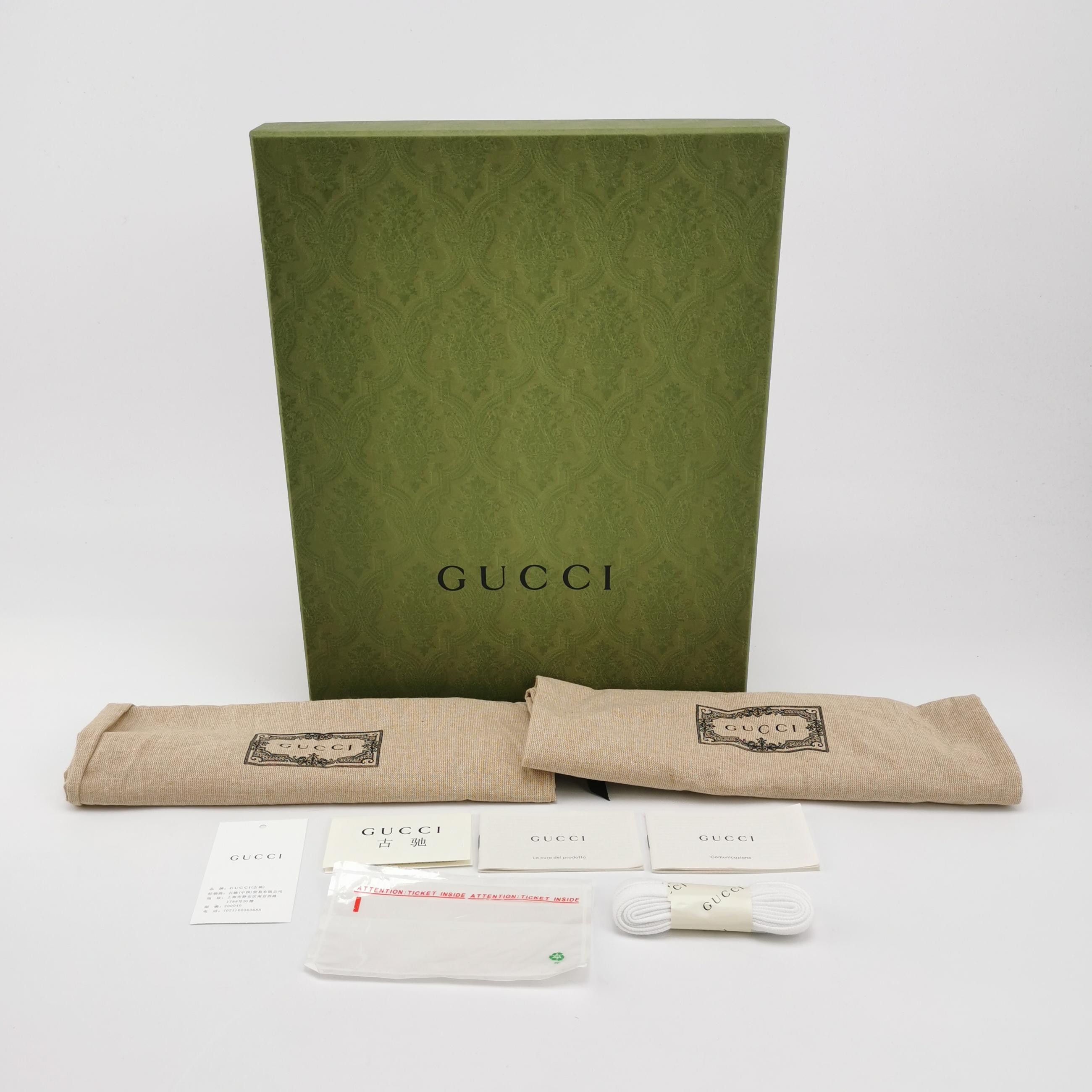 Gucci Gucci Rhyton Two-Tone Leather Sneakers 7 Size US 8 / EU 41 - 7 Thumbnail