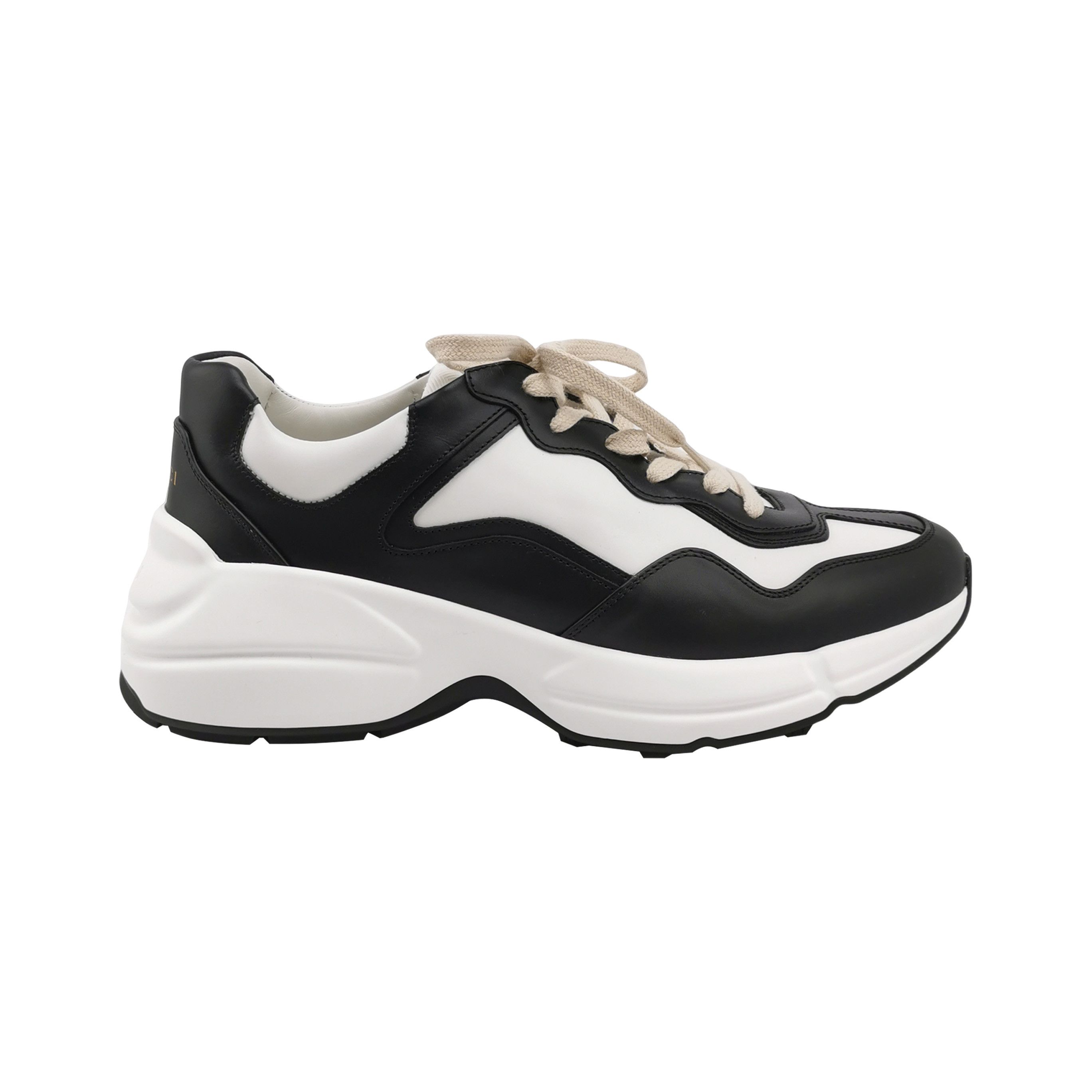 Gucci Gucci Rhyton Two-Tone Leather Sneakers 7 Size US 8 / EU 41 - 2 Thumbnail