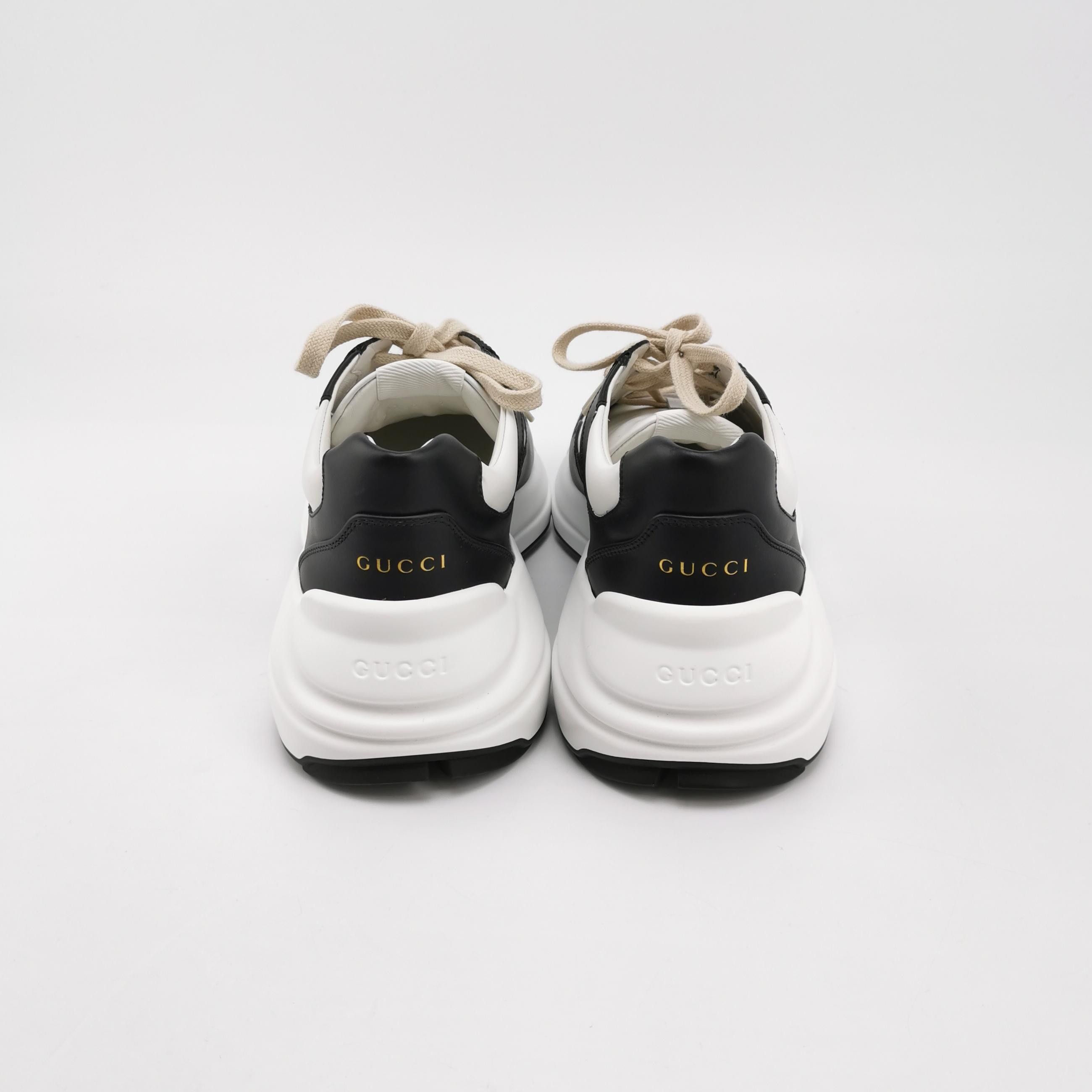 Gucci Gucci Rhyton Two-Tone Leather Sneakers 7 Size US 8 / EU 41 - 5 Thumbnail