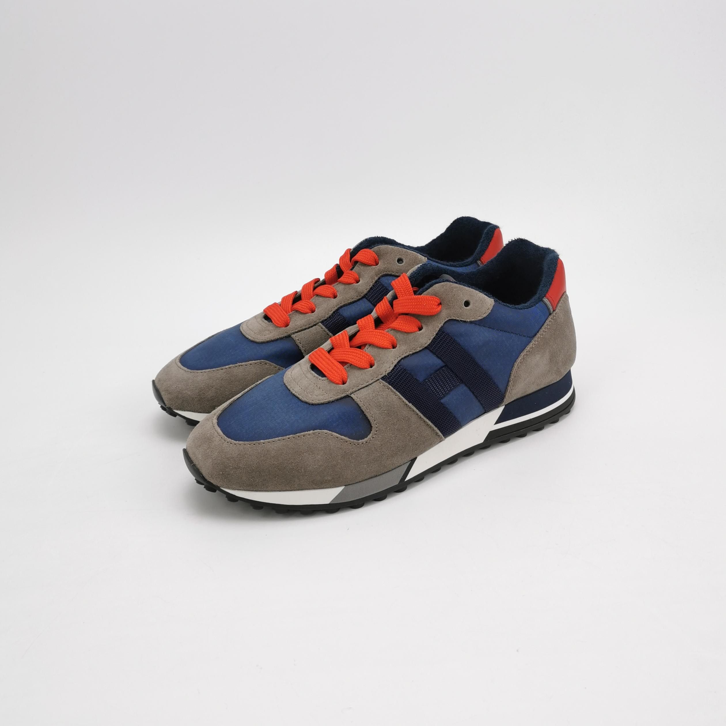 Hogan Hogan Blue Colorblock Suede Low-Top Sneakers 40.5 Size US 7 / EU 40 - 3 Thumbnail