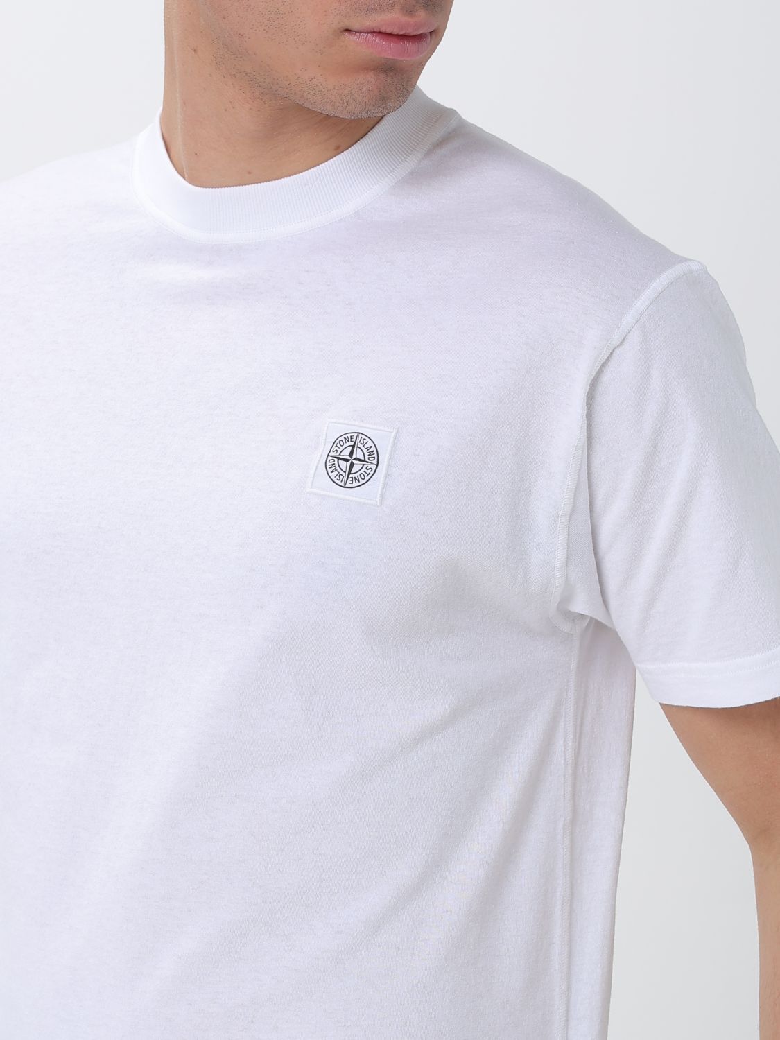 Stone Island Stone Island T-Shirt Men White Size US XXL / EU 58 / 5 - 3 Thumbnail