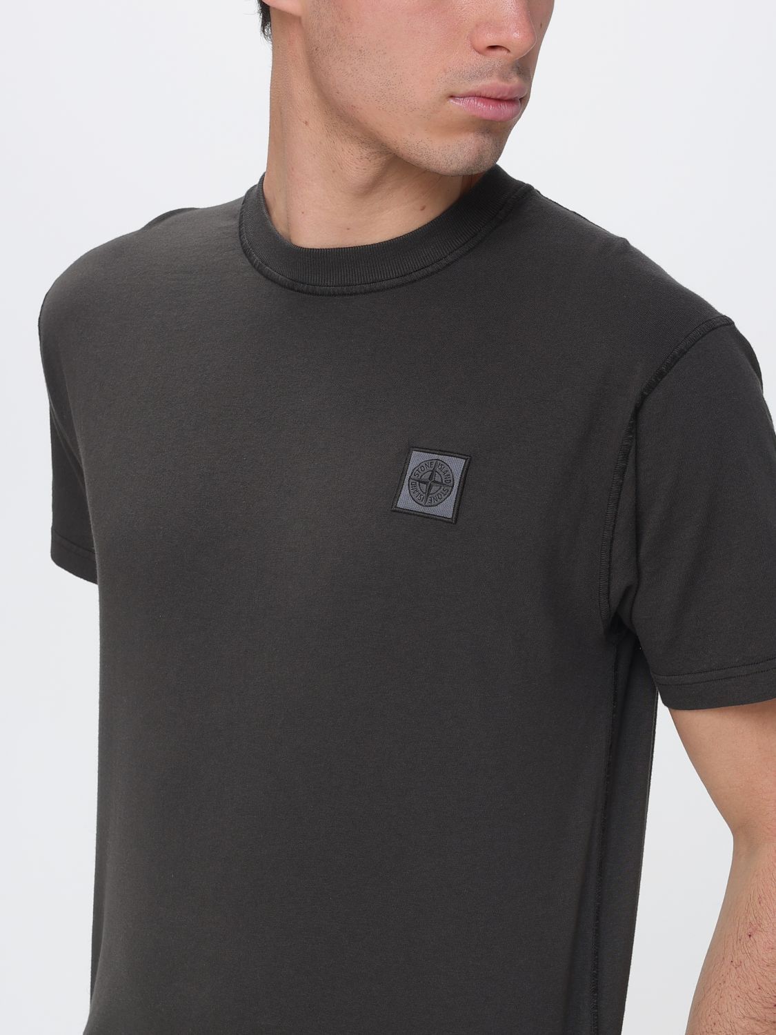 Stone Island Stone Island T-Shirt Men Cocoa Size US L / EU 52-54 / 3 - 4 Thumbnail