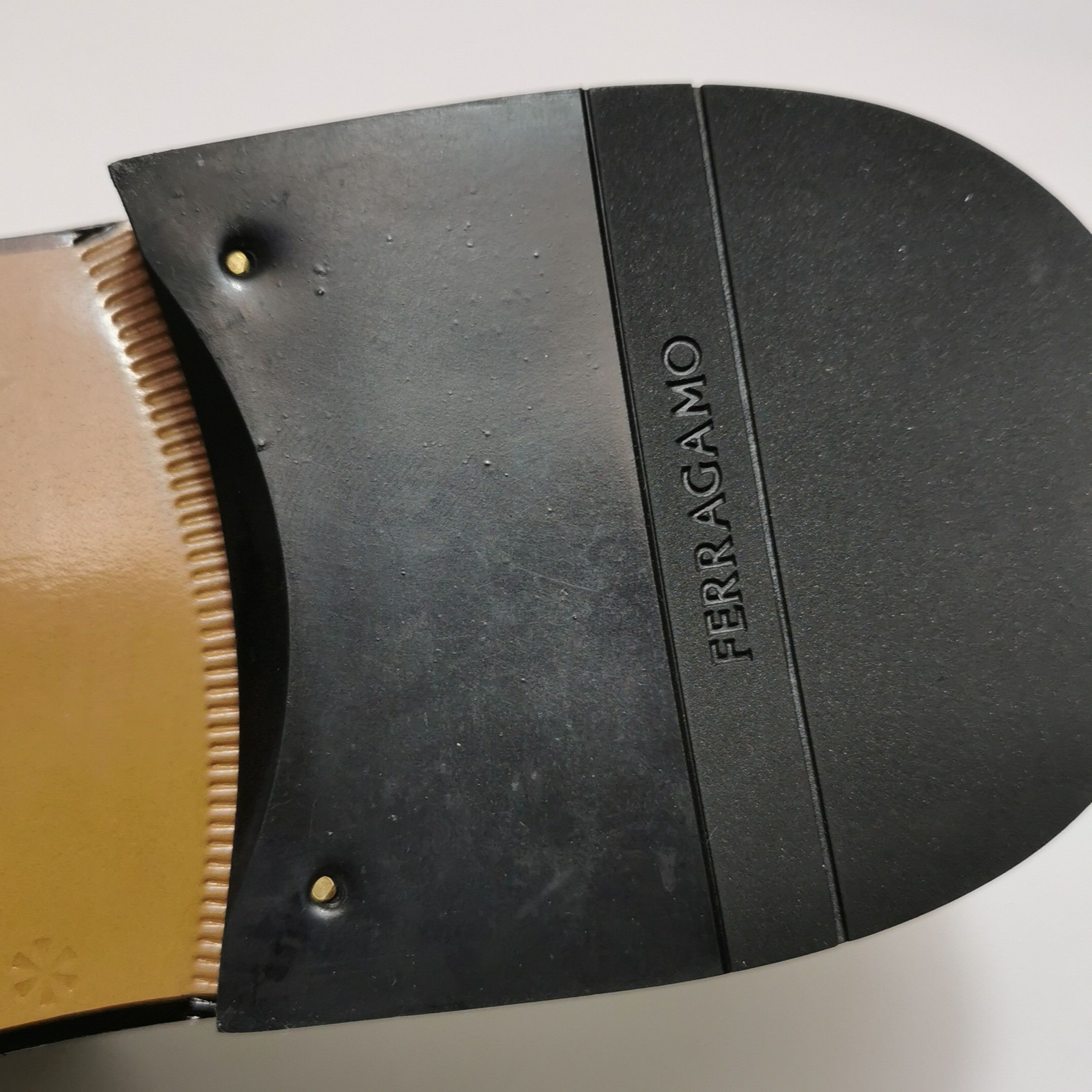 Salvatore Ferragamo Salvatore Ferragamo Leather Logo Mules US 8.5 Size US 8 / EU 41 - 9 Thumbnail