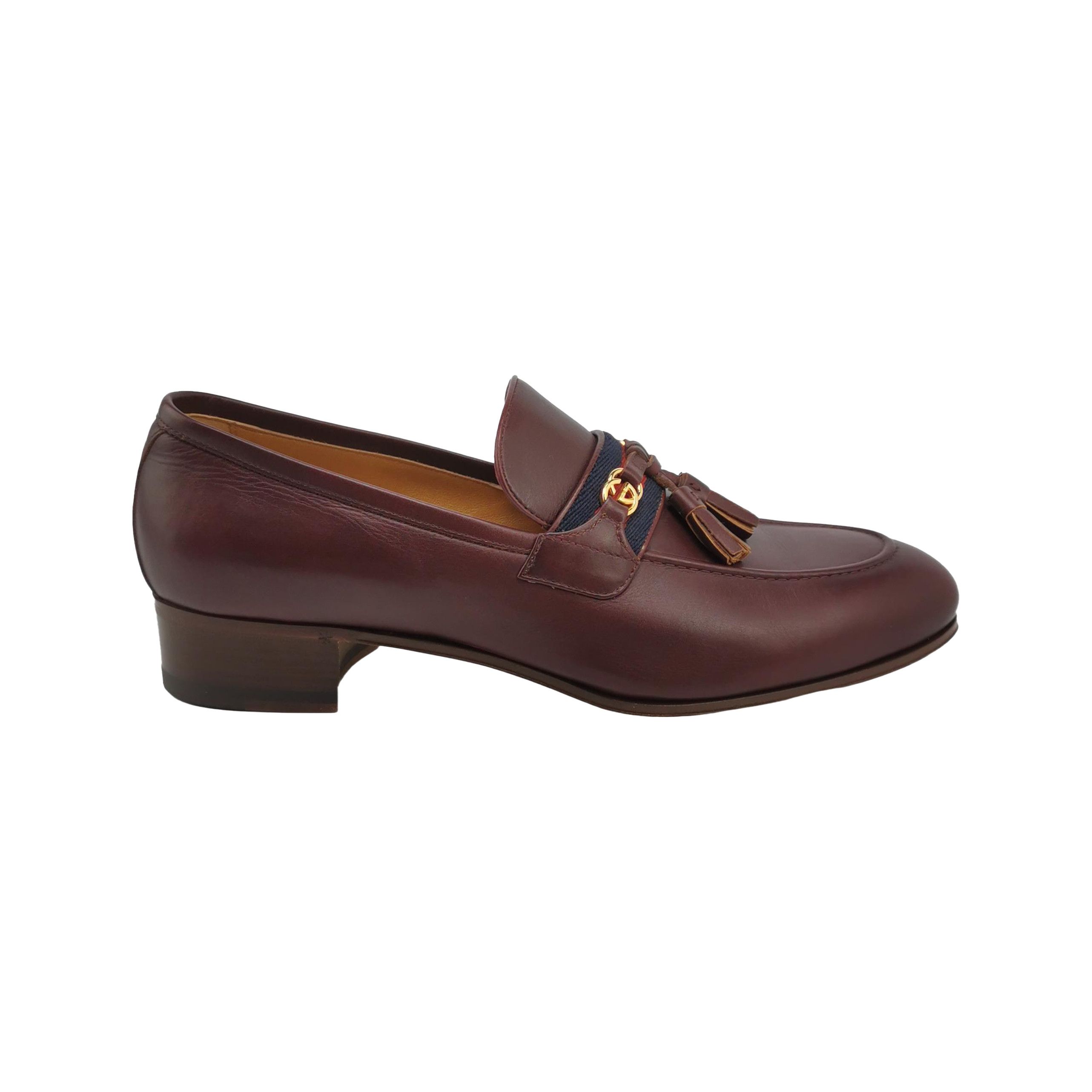 Gucci Gucci Interlocking G Tassel Leather Loafers Size 8 Size US 9 / EU 42 - 2 Thumbnail