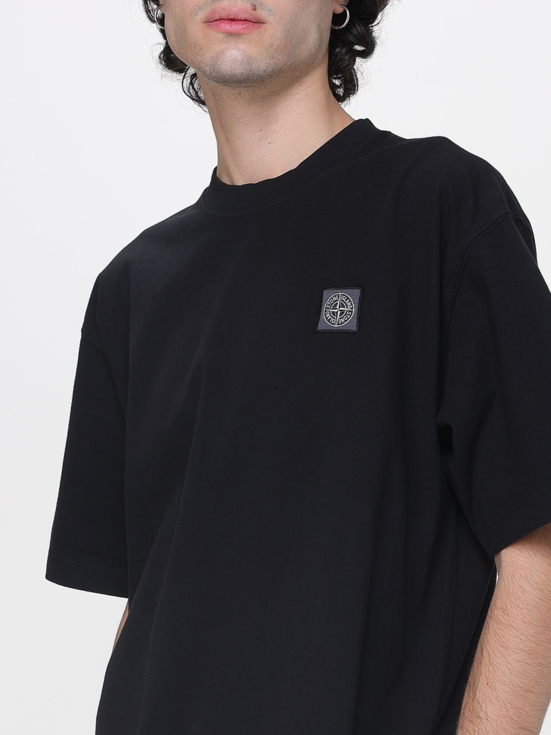 Stone Island Stone Island T-Shirt Men Black Size US XL / EU 56 / 4 - 4 Thumbnail