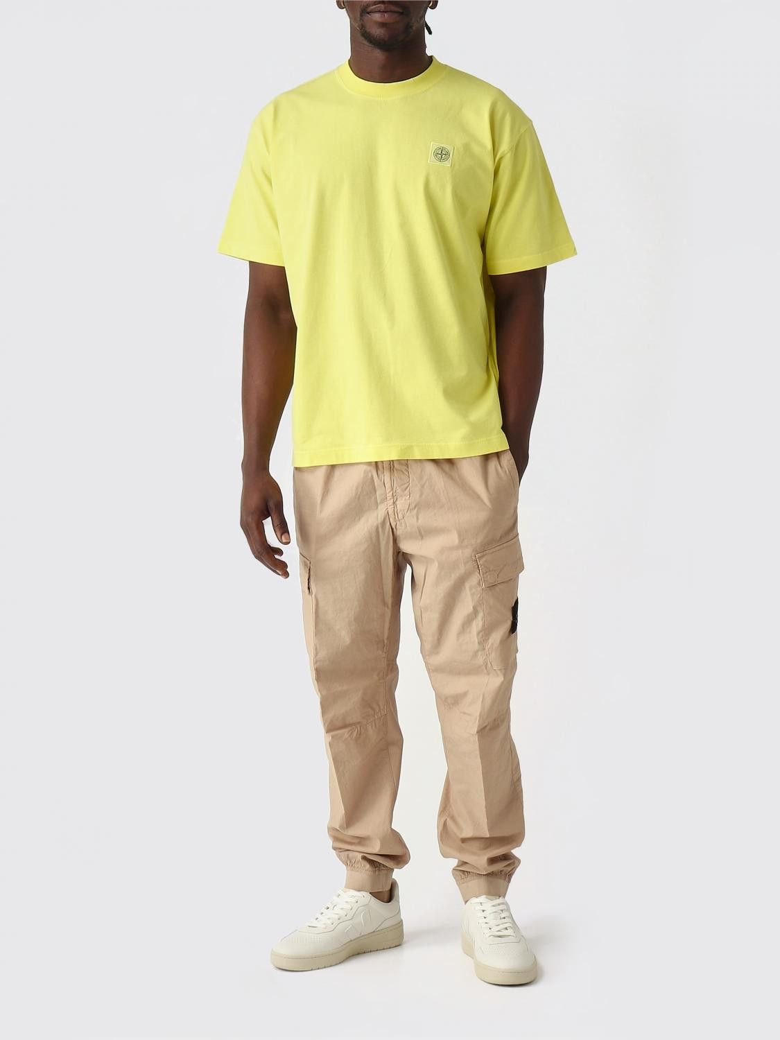 Stone Island Stone Island T-Shirt Men Lemon Size US XS / EU 42 / 0 - 2 Thumbnail