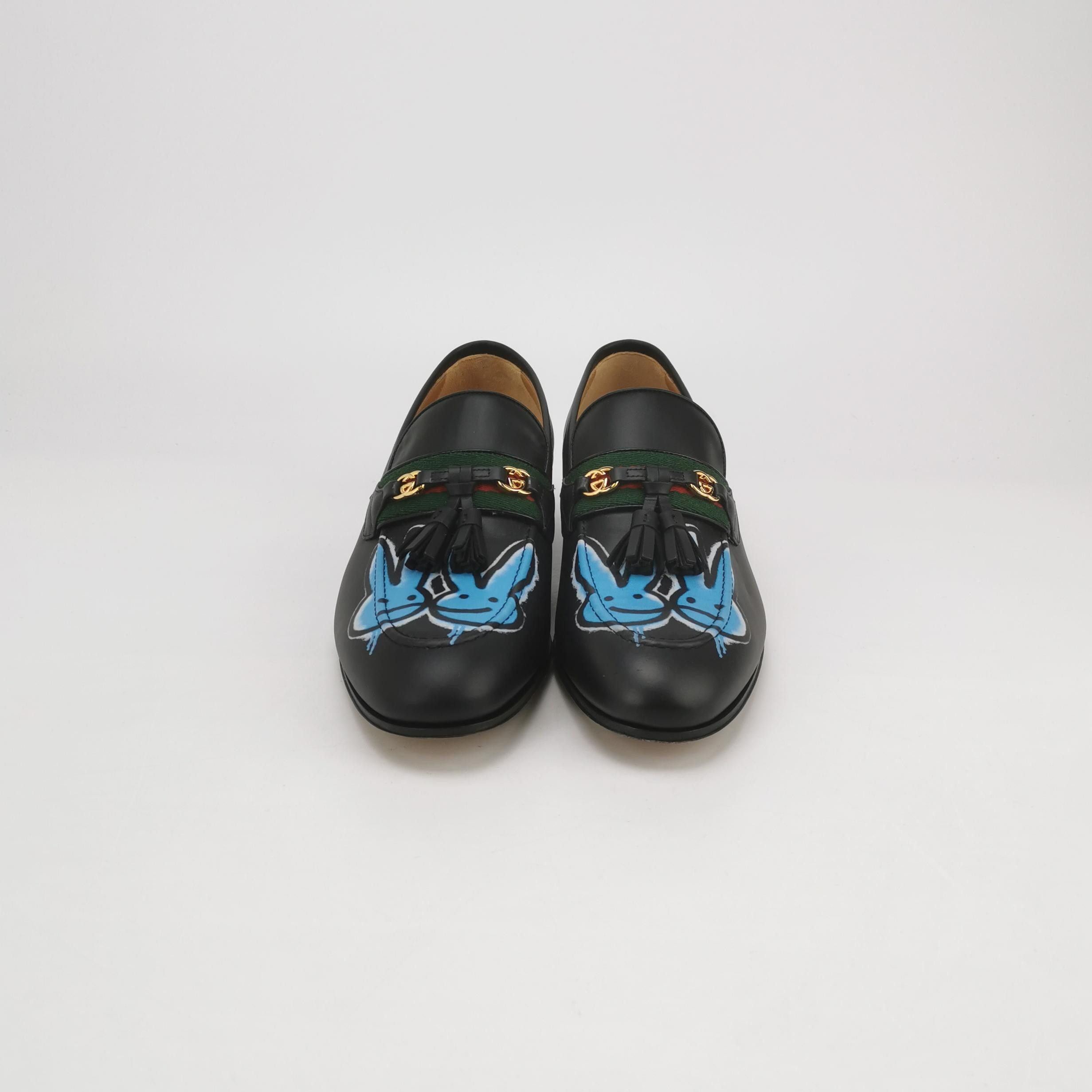 Gucci Gucci Rabbit Graphic Tassel Loafers 42 Size US 9 / EU 42 - 4 Thumbnail