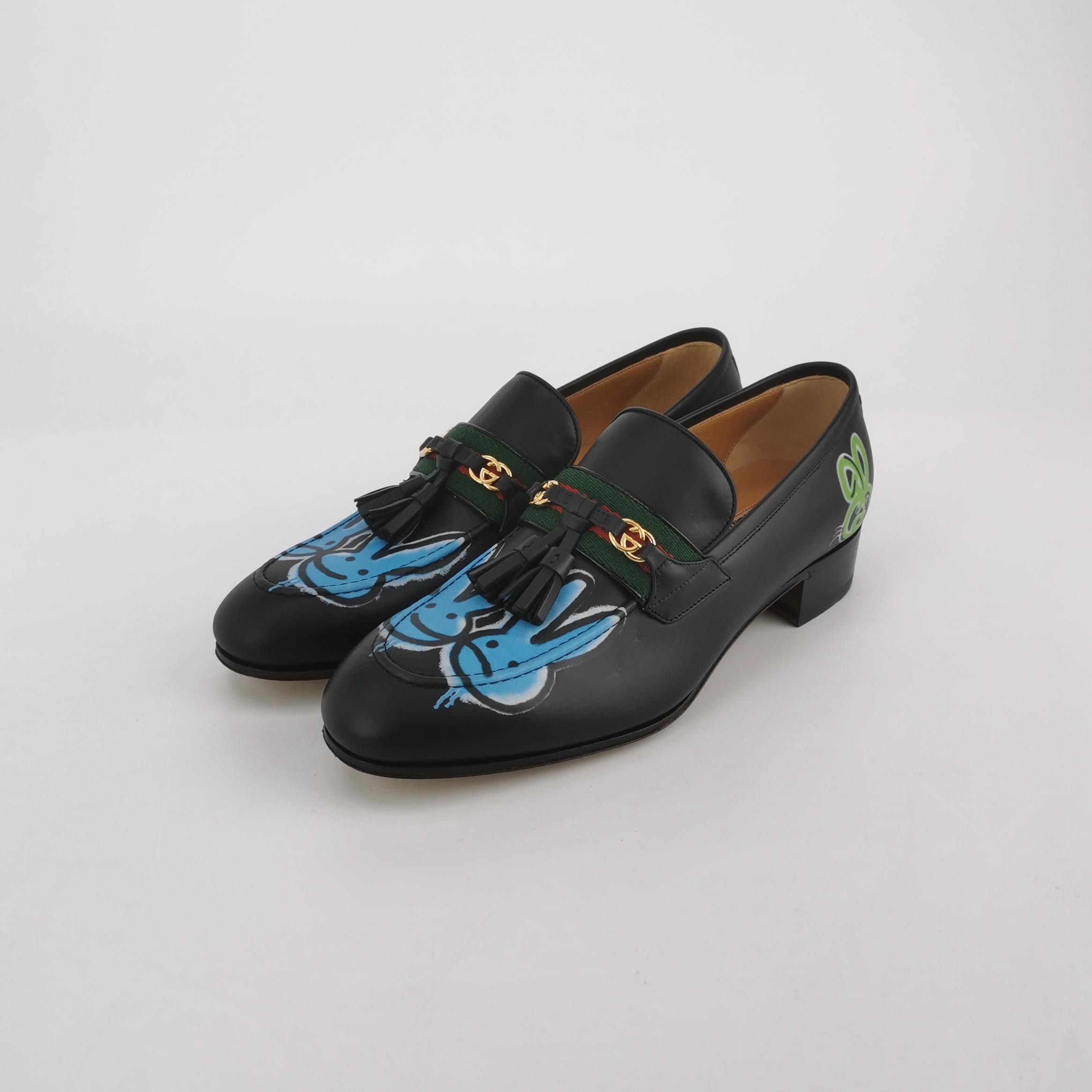 Gucci Gucci Rabbit Graphic Tassel Loafers 42 Size US 9 / EU 42 - 3 Thumbnail