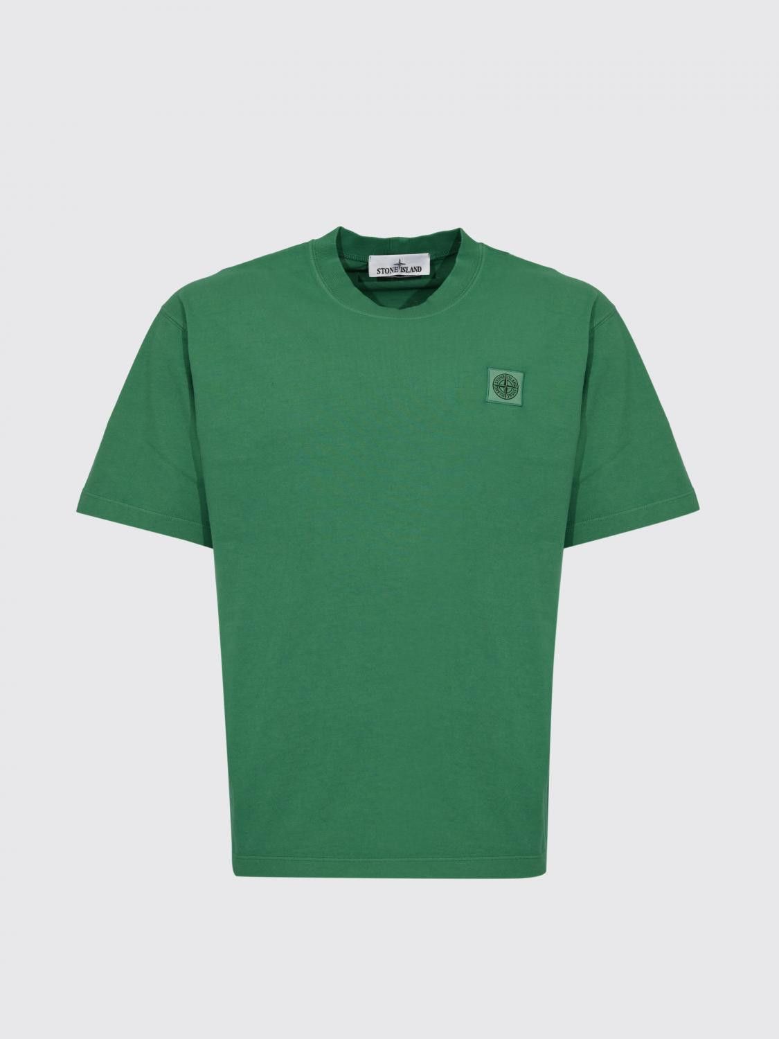 Stone Island Stone Island T-Shirt Men Green Size US L / EU 52-54 / 3 - 2 Thumbnail