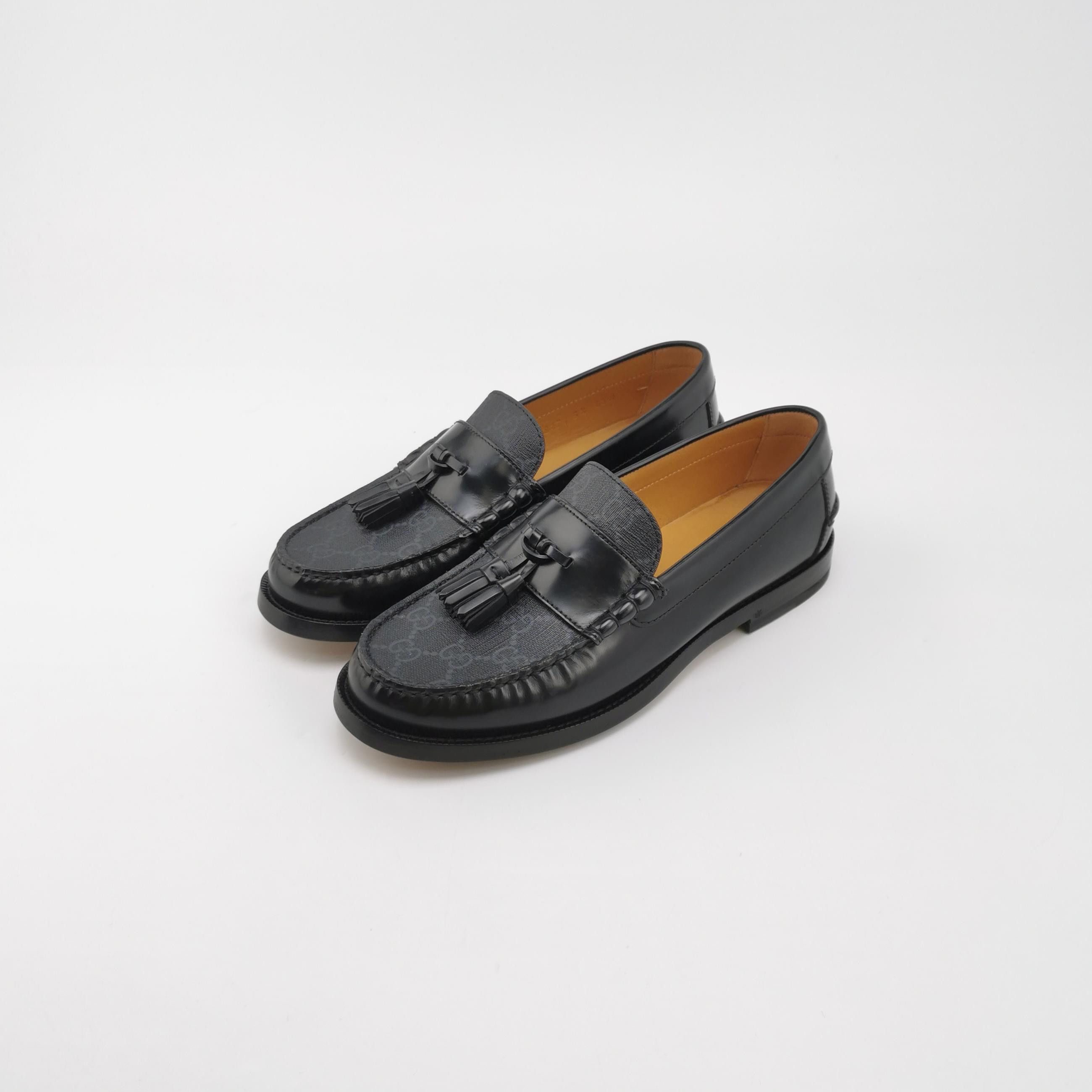 Gucci Gucci GG Monogram Tassel Loafers 39.5 Size US 9.5 / IT 39.5 - 3 Thumbnail