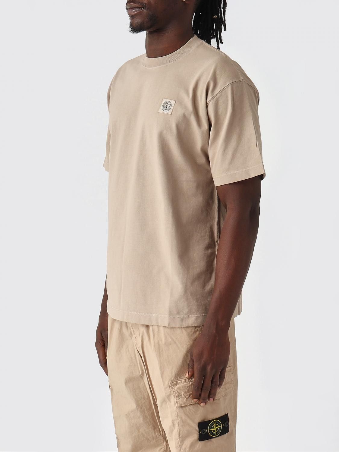 Stone Island Stone Island T-Shirt Men Sand Size US XS / EU 42 / 0 - 3 Thumbnail
