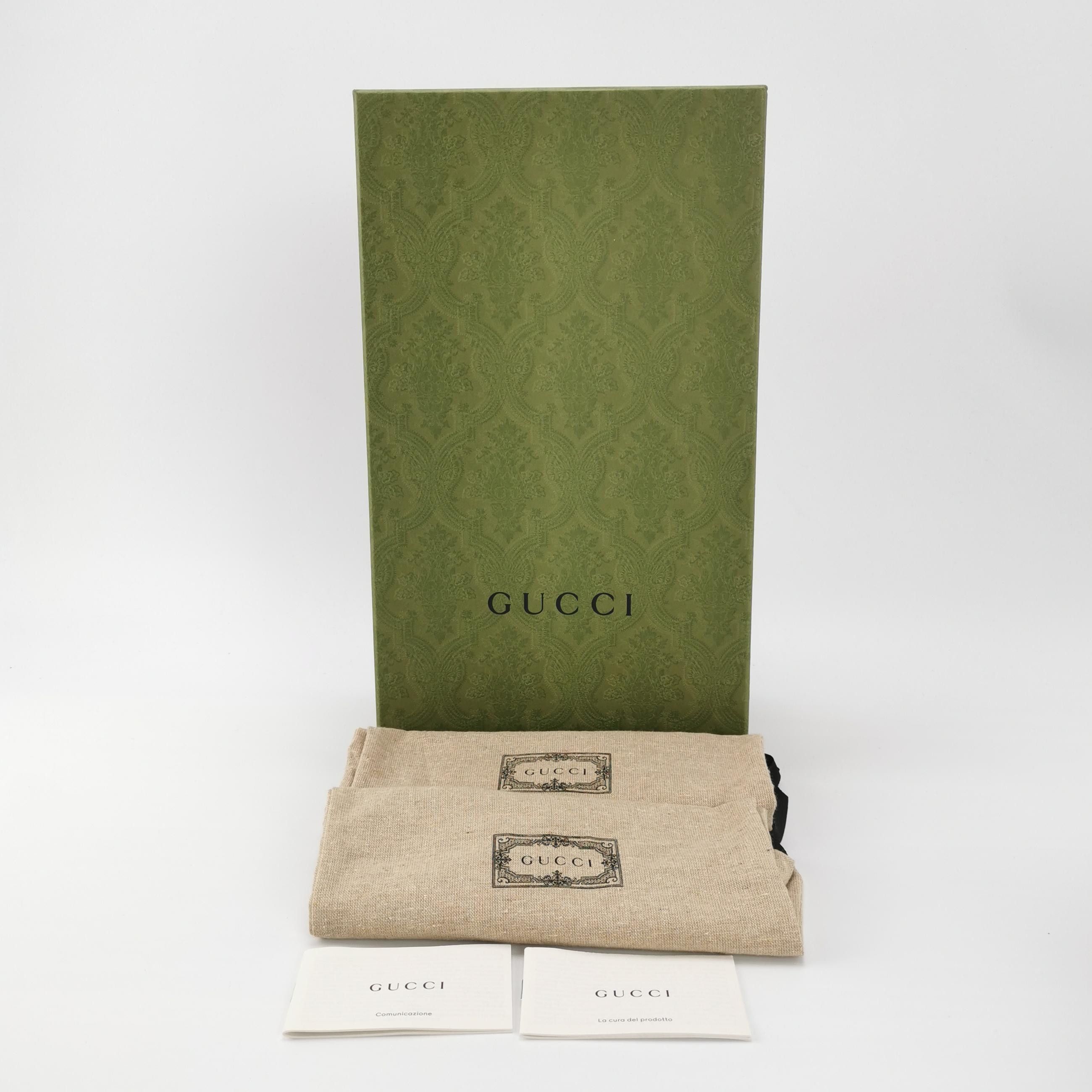 Gucci Gucci Monogram Double Buckle Loafers UK 7.5 Size US 8 / EU 41 - 7 Thumbnail