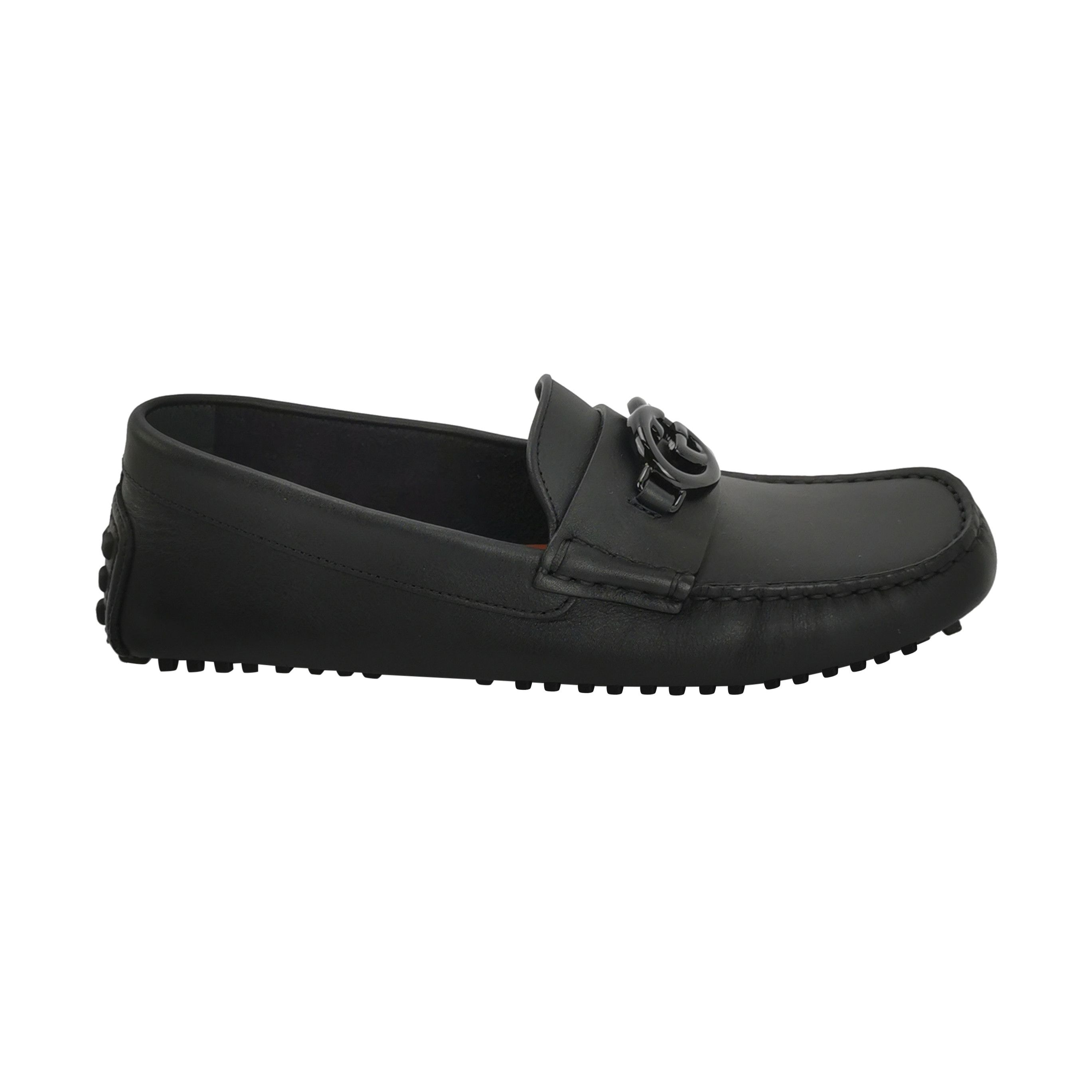 Gucci Gucci Interlocking G Leather Loafers 39 Size US 6 / EU 39 - 2 Thumbnail
