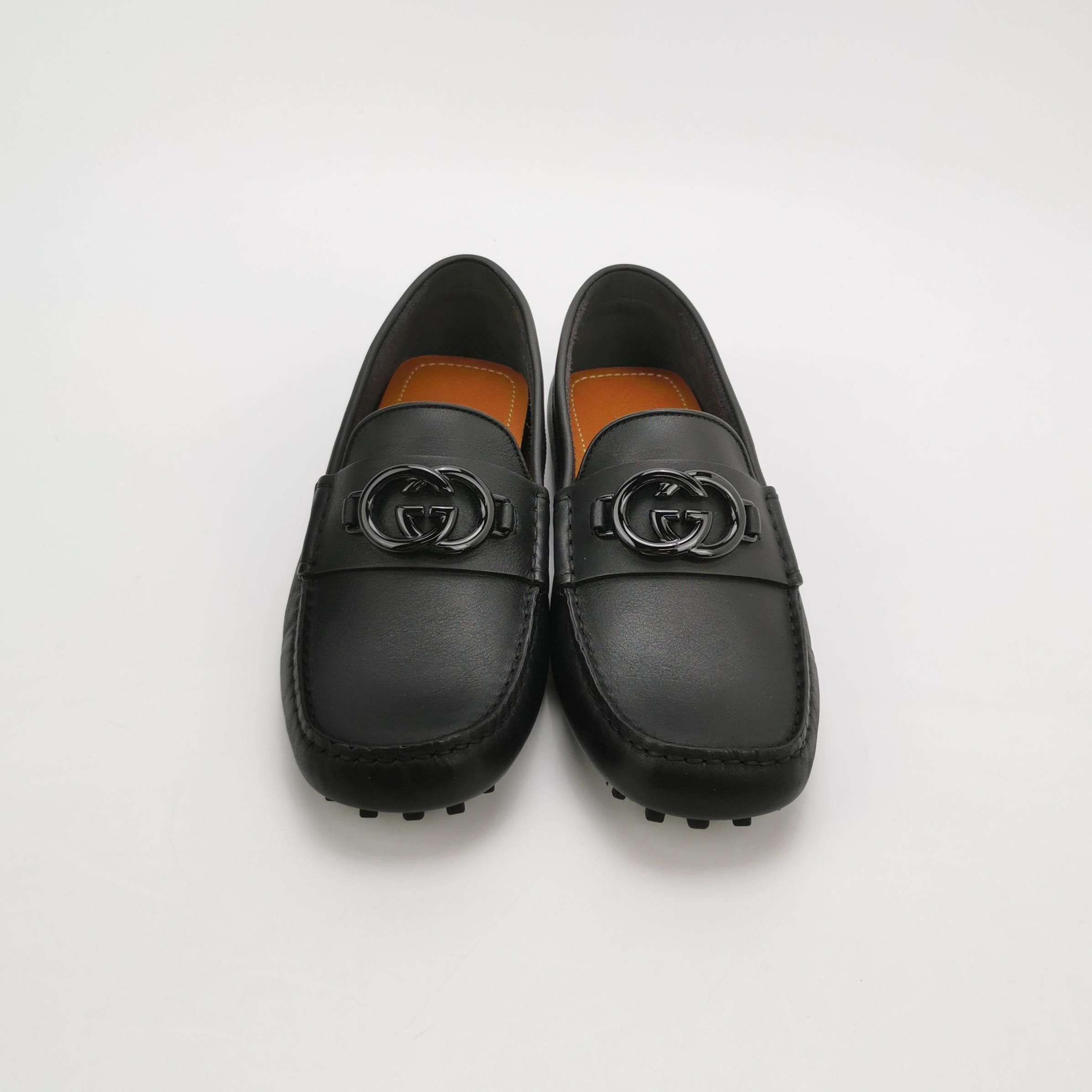 Gucci Gucci Interlocking G Leather Drivers Size 39.5 Size US 6 / EU 39 - 4 Thumbnail