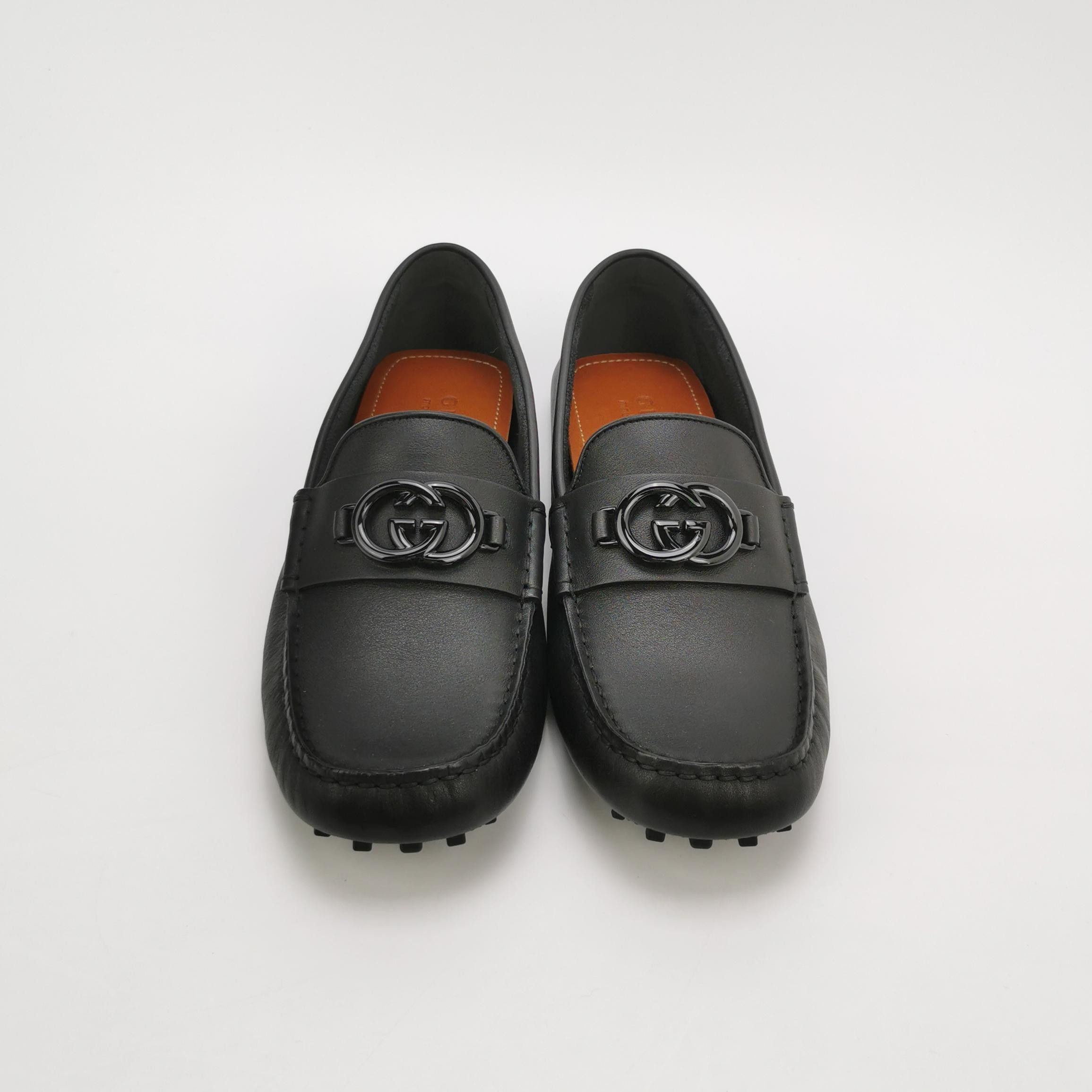 Gucci Gucci Interlocking G Leather Driving Shoes US 10.5 Size US 10 / EU 43 - 4 Thumbnail