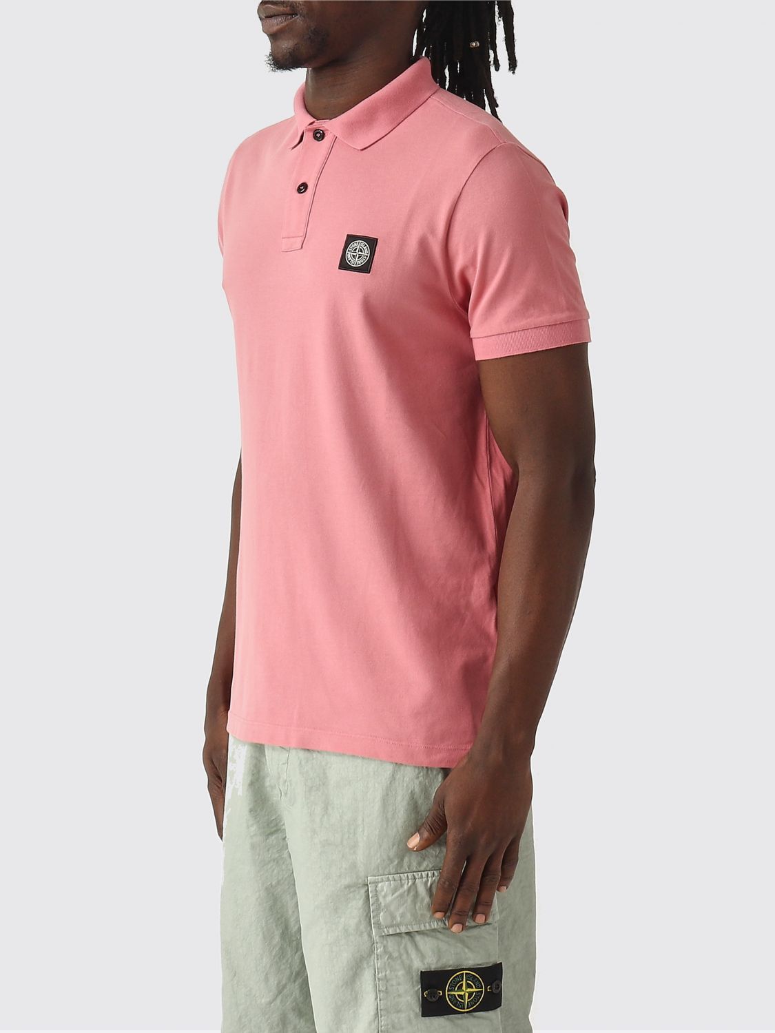 Stone Island Stone Island Polo Shirt Men Pink Size US L / EU 52-54 / 3 - 4 Thumbnail