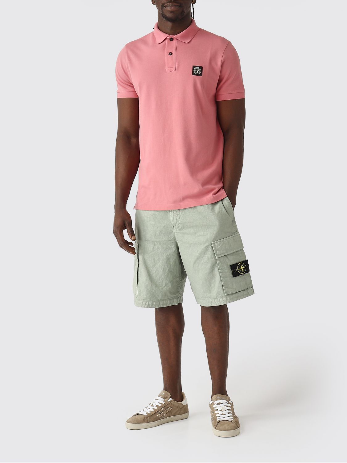 Stone Island Stone Island Polo Shirt Men Pink Size US M / EU 48-50 / 2 - 2 Thumbnail