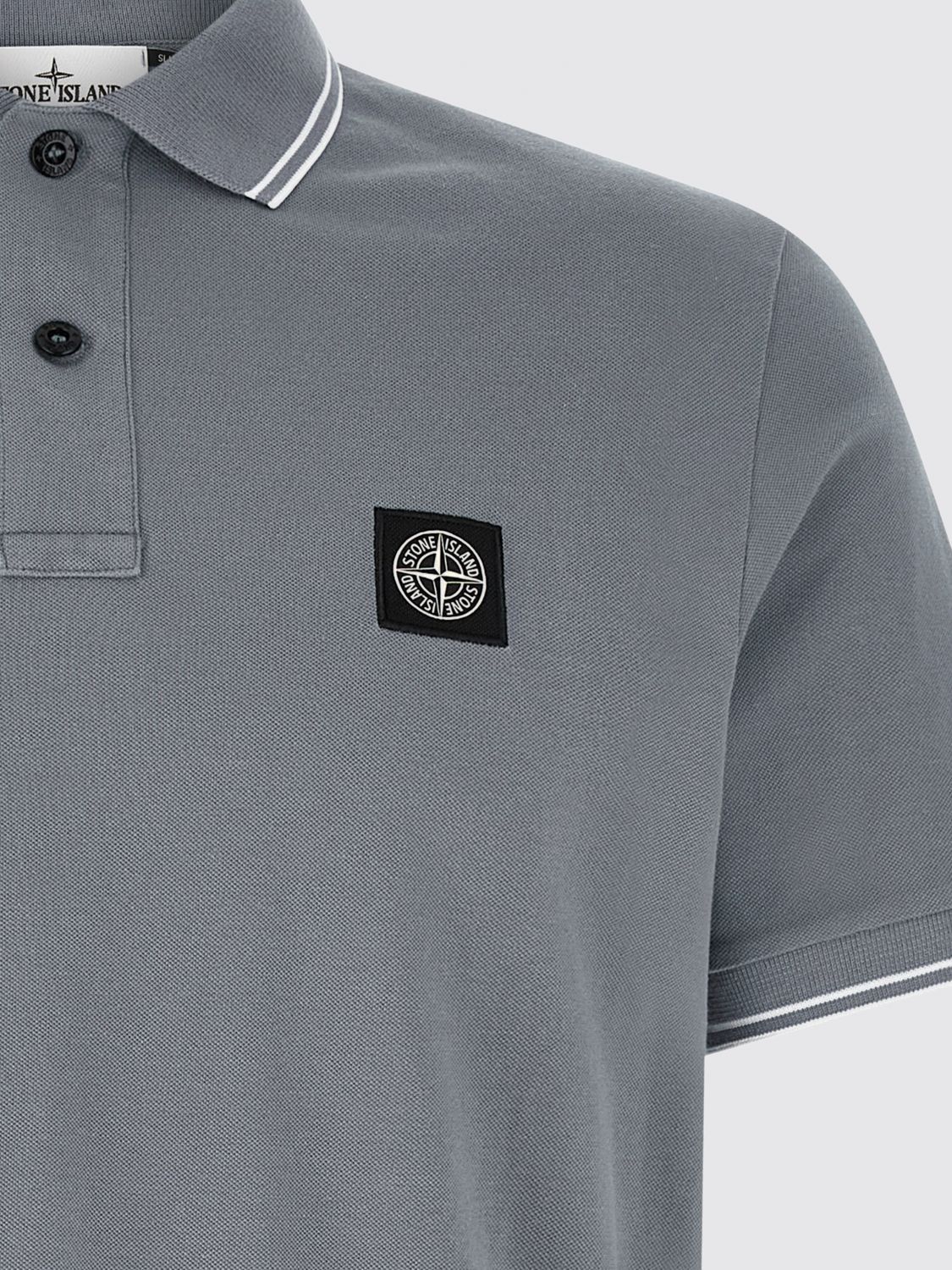Stone Island Stone Island Polo Shirt Men Avion Size US XL / EU 56 / 4 - 4 Thumbnail
