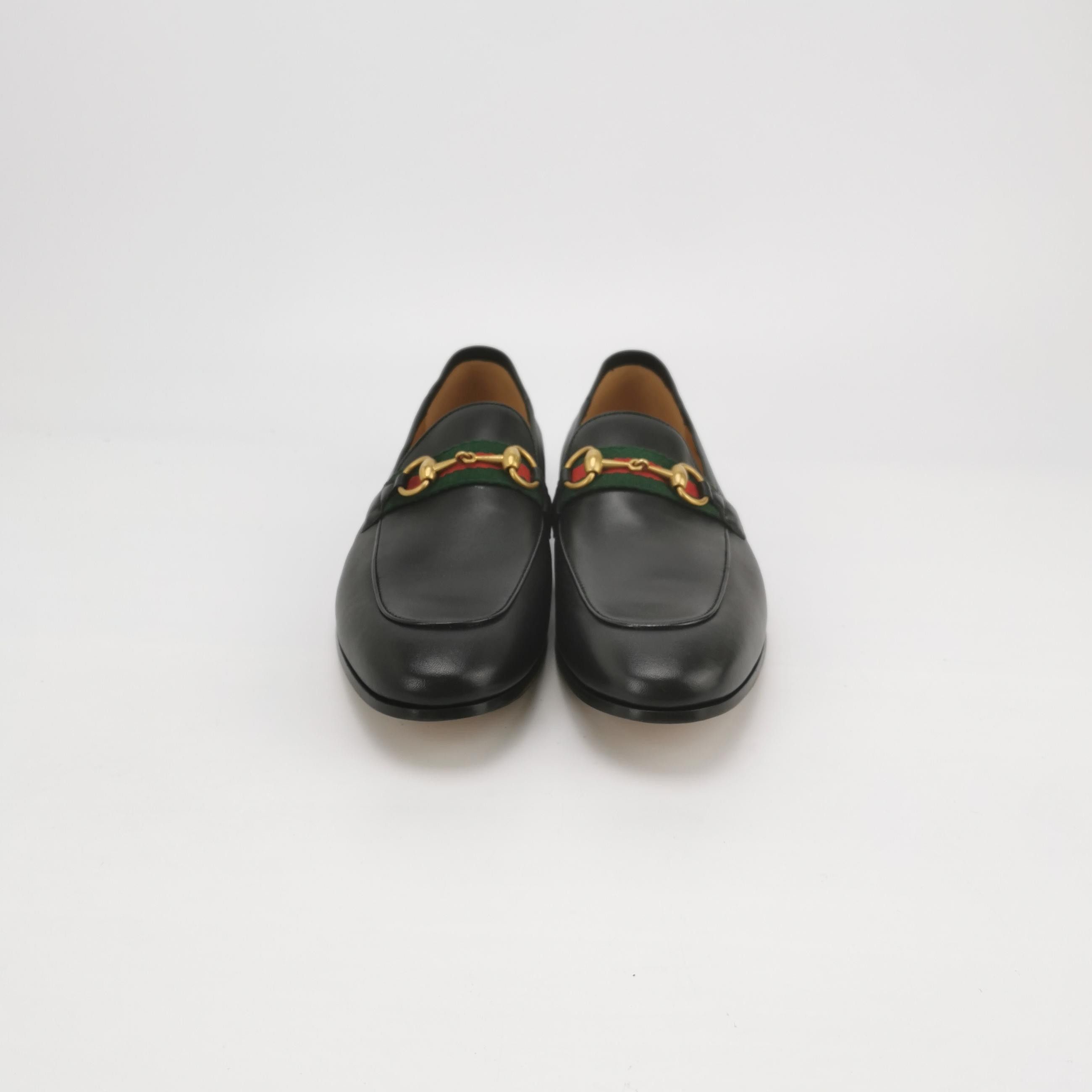 Gucci Gucci Horsebit Web Leather Loafers Size 42.5 Size US 9 / EU 42 - 4 Thumbnail