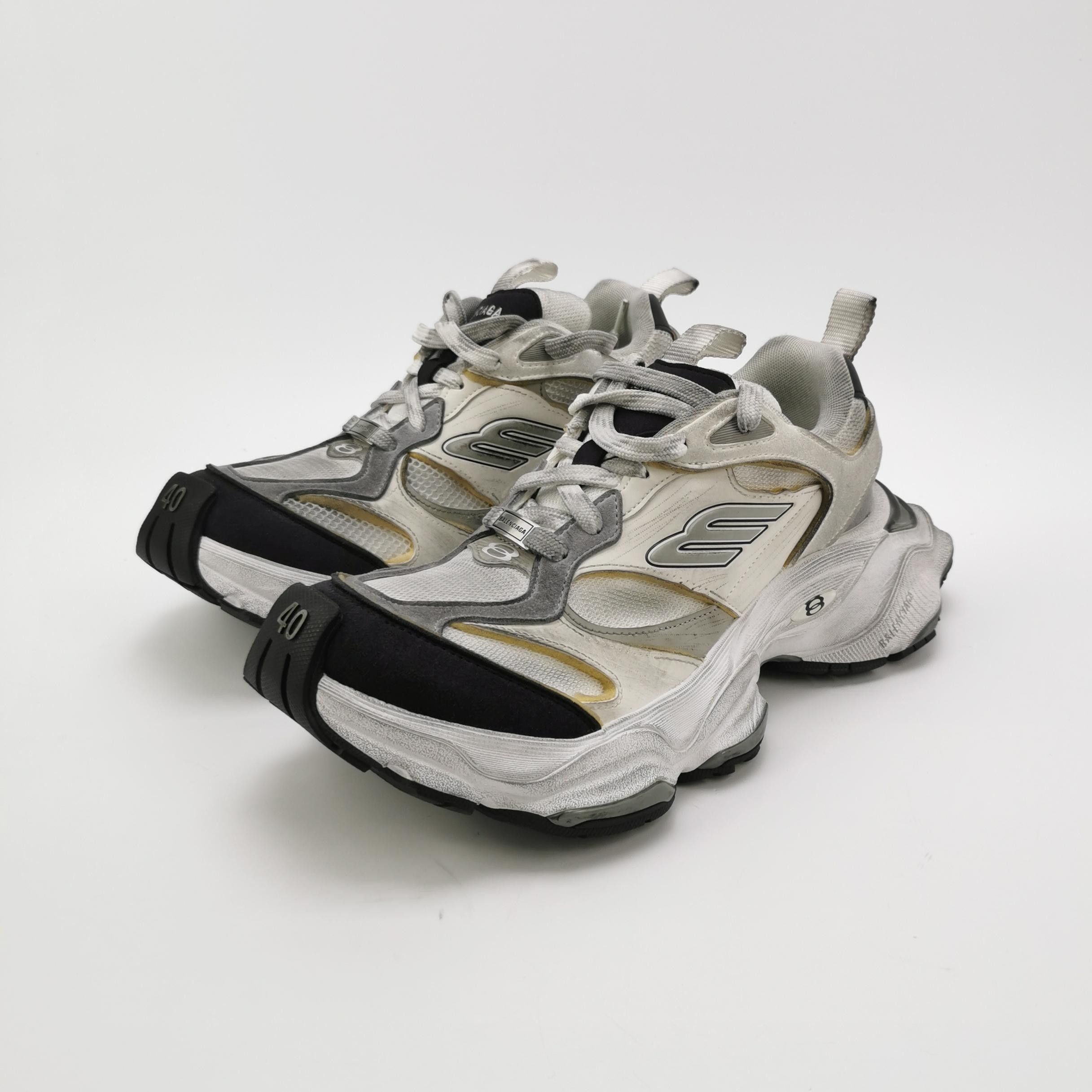 Balenciaga Balenciaga Multi Cargo Suede Sneakers 40 Size US 7 / EU 40 - 3 Thumbnail