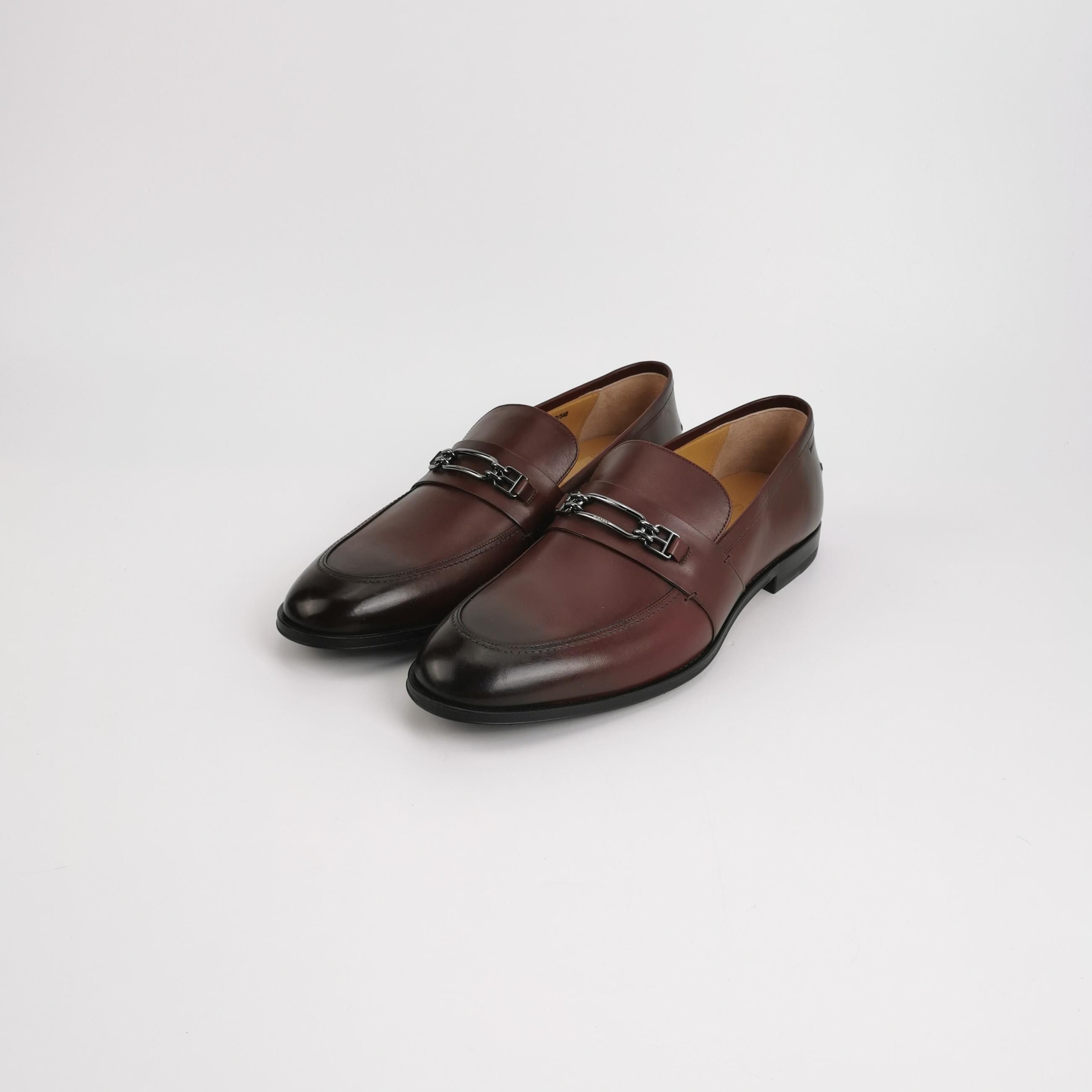Bally Bally Metal Logo Leather Loafers EU 43.5 Size US 10 / EU 43 - 3 Thumbnail