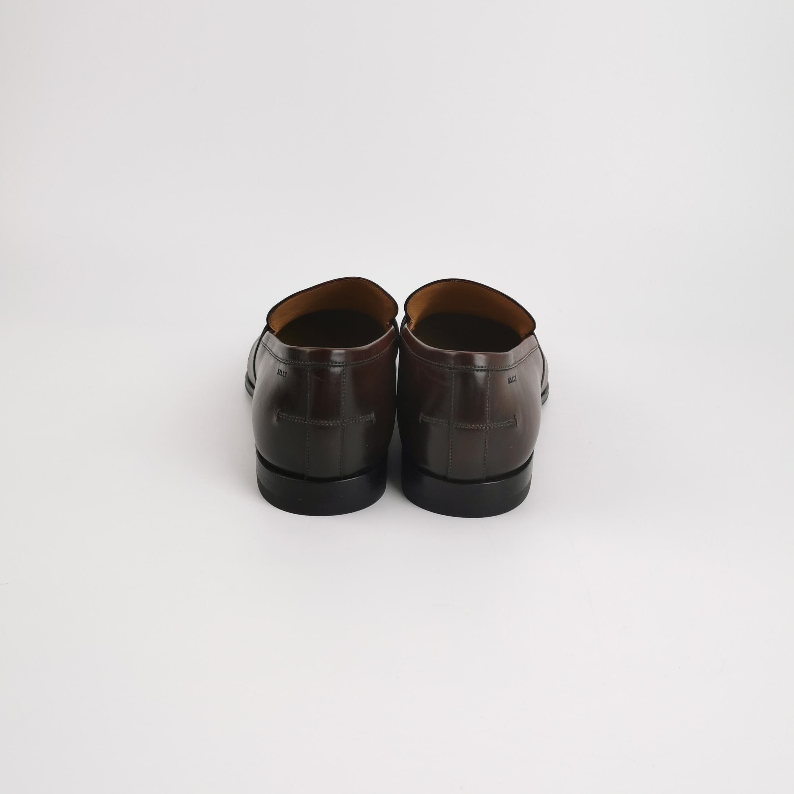 Bally Bally Metal Logo Leather Loafers EU 43.5 Size US 10 / EU 43 - 5 Thumbnail