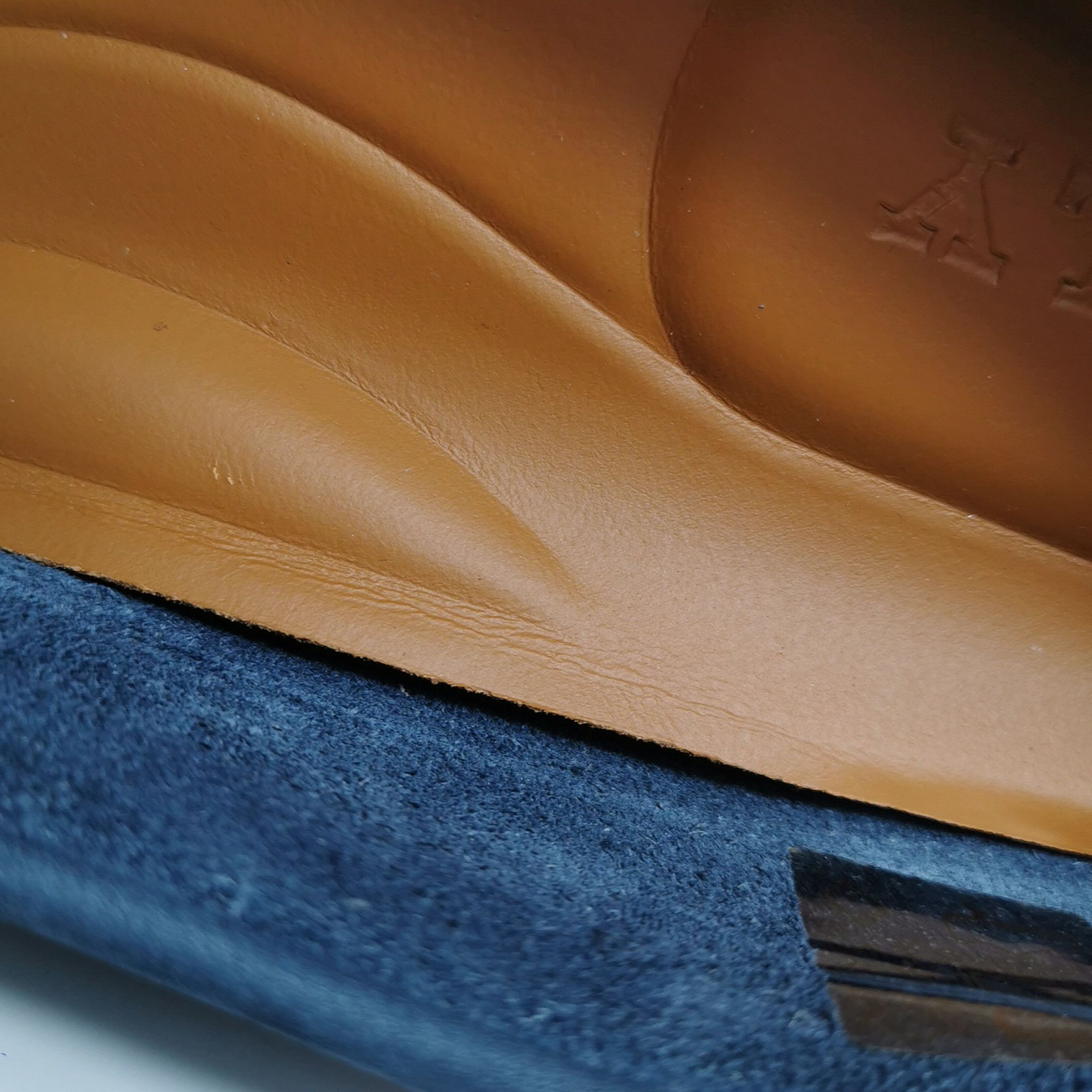 Bally Bally Blue Nubuck Double B Logo Loafers 40 Size US 7 / EU 40 - 11 Thumbnail