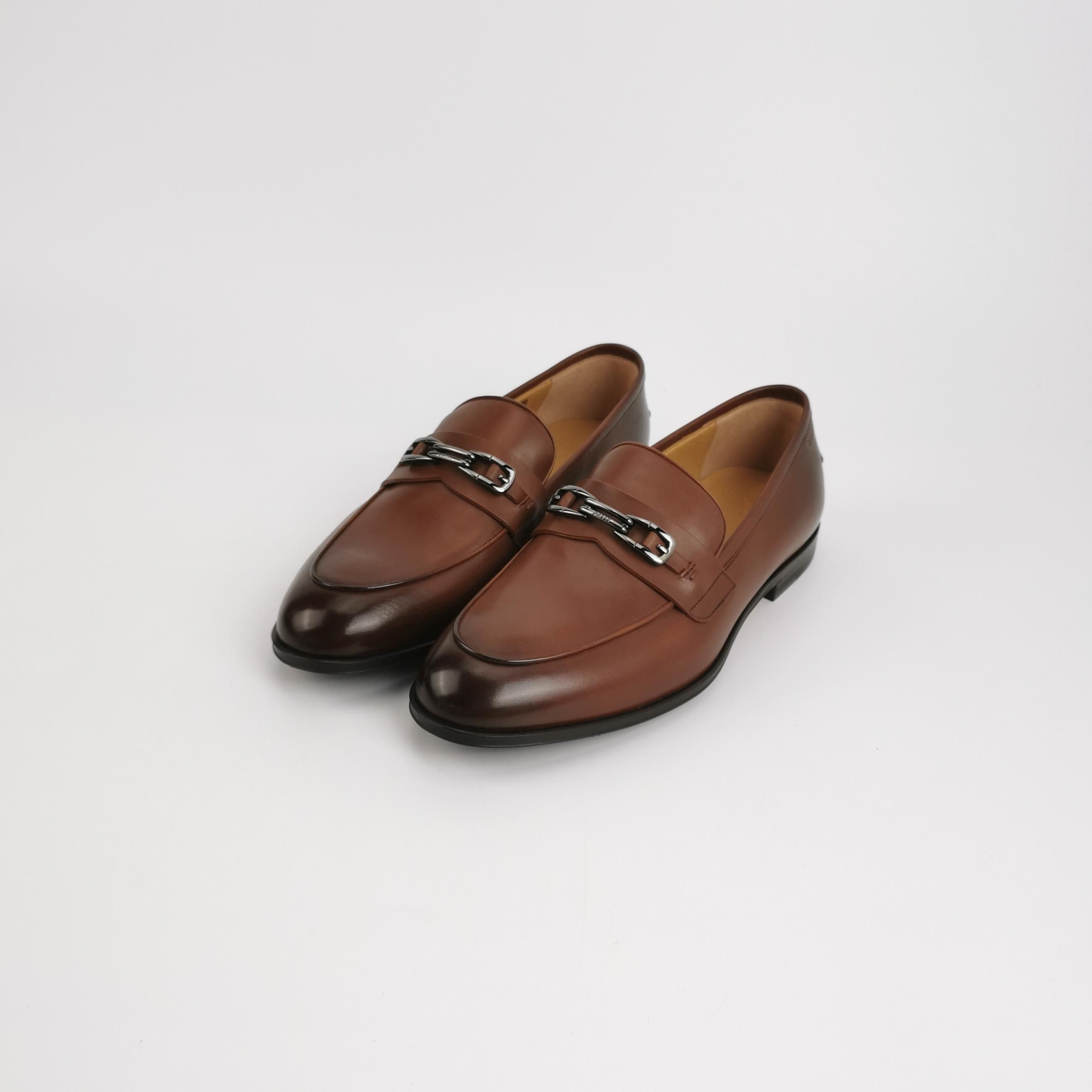 Bally Bally Metal Logo Leather Bit Loafers Size US 6.5 Size US 6 / EU 39 - 3 Thumbnail