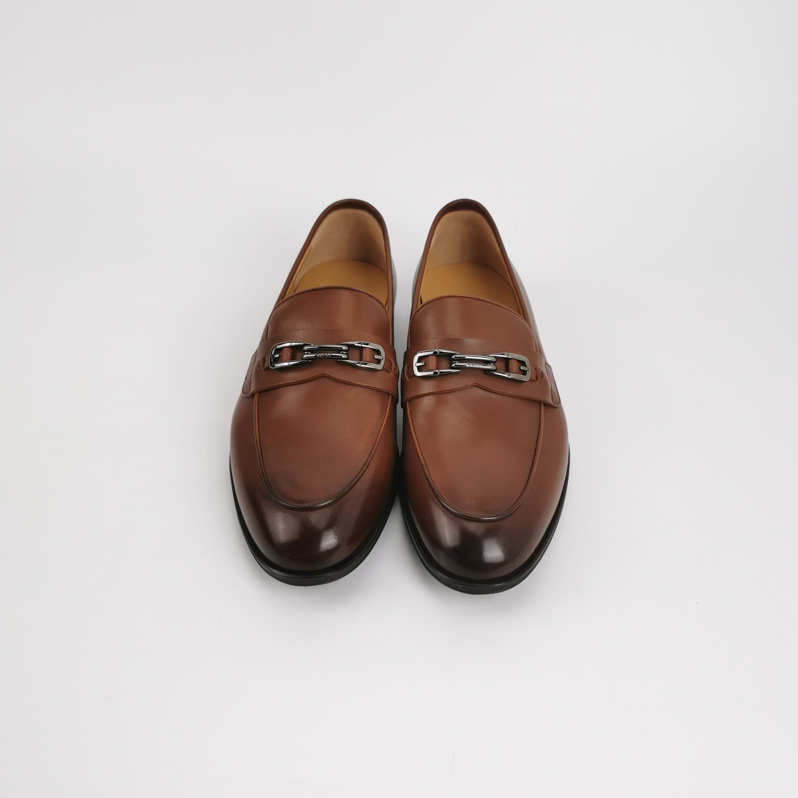 Bally Bally Metal Logo Leather Bit Loafers Size US 6.5 Size US 6 / EU 39 - 4 Thumbnail