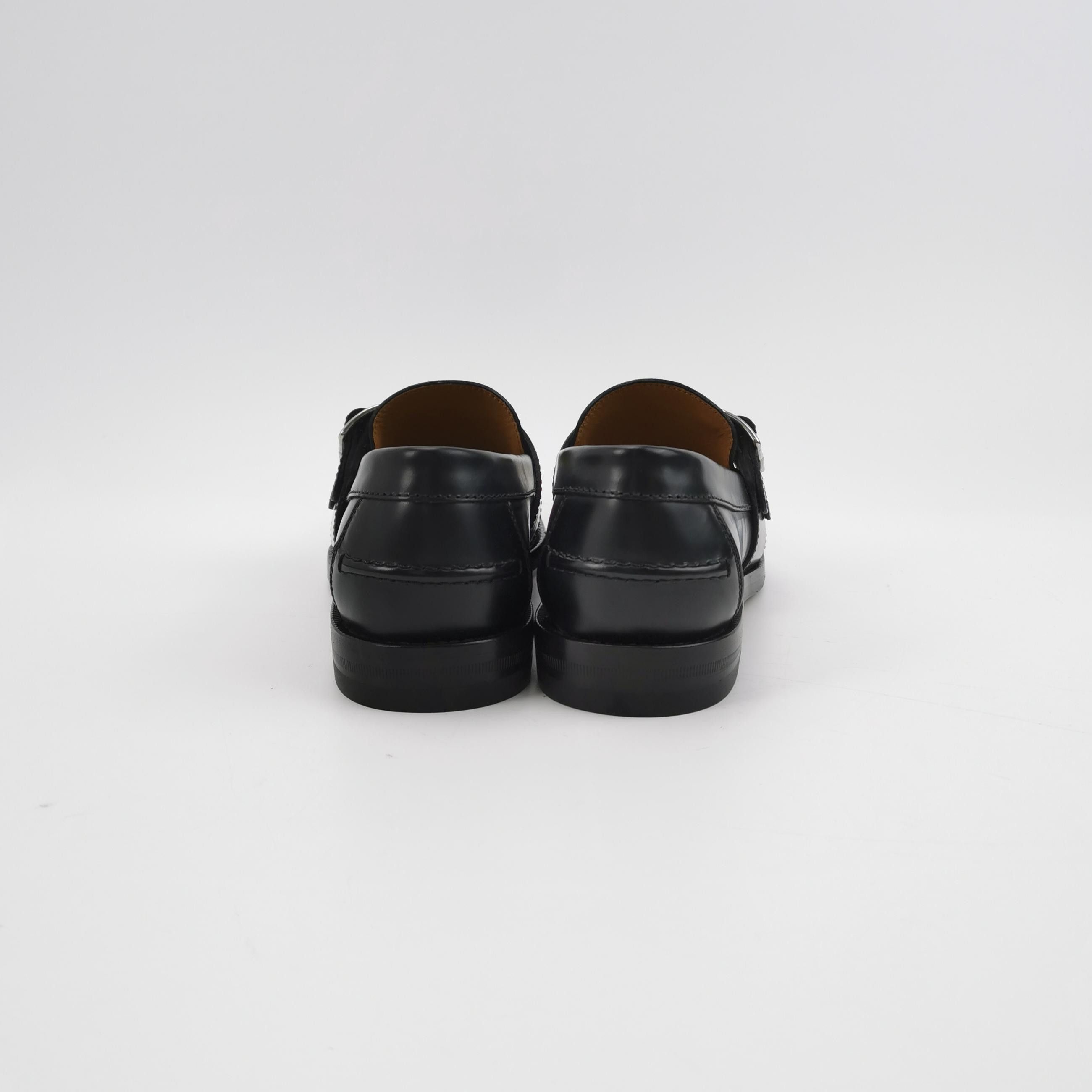 Gucci Gucci GG Supreme Double Buckle Monk Shoes 5.5 Size US 6 / EU 39 - 5 Thumbnail