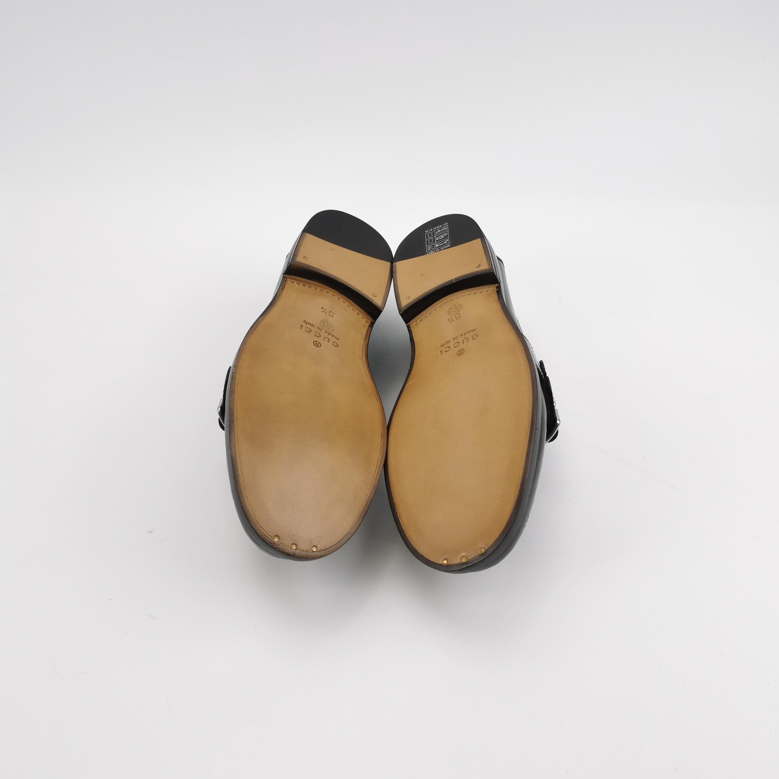 Gucci Gucci GG Supreme Double Buckle Monk Shoes 5.5 Size US 6 / EU 39 - 6 Thumbnail