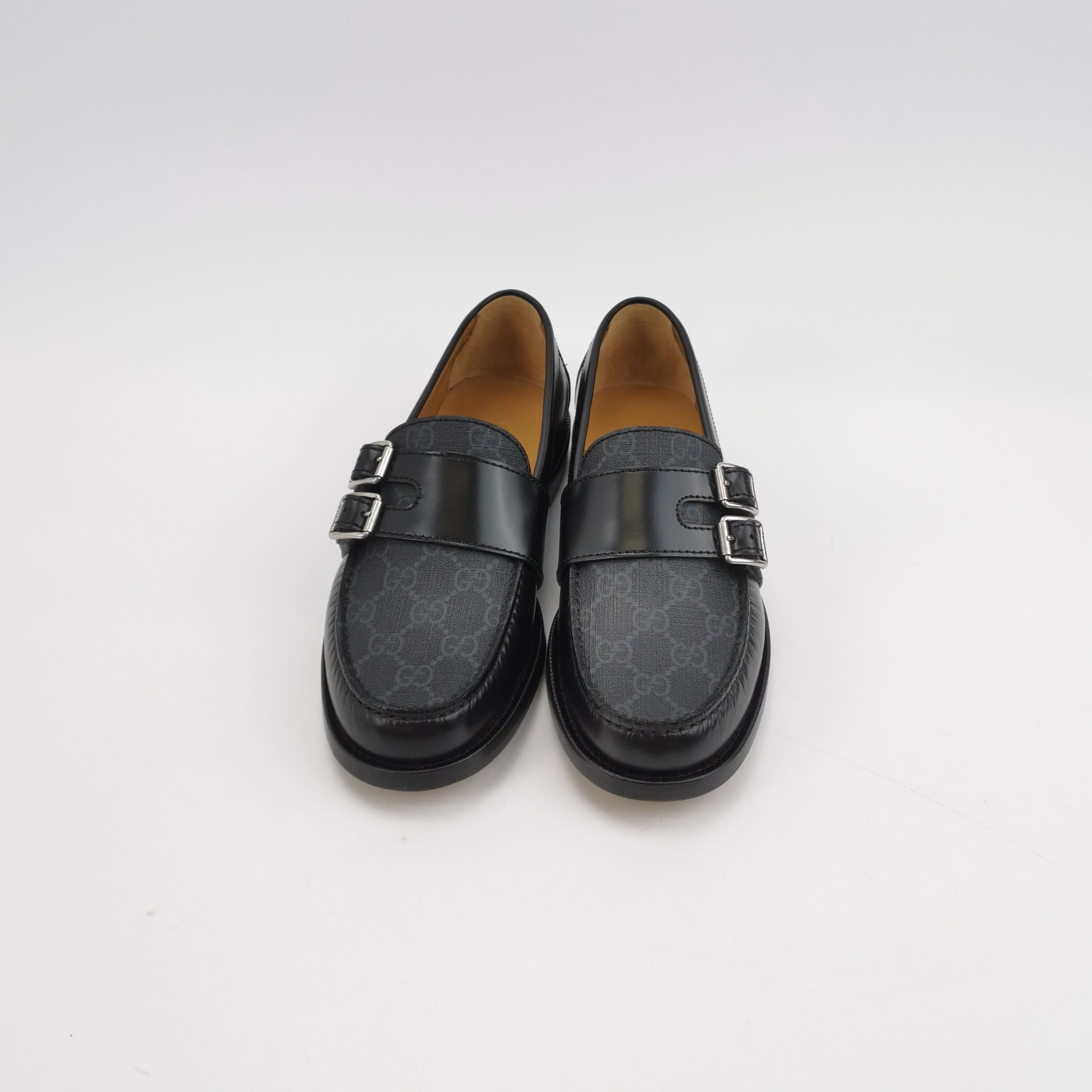 Gucci Gucci GG Supreme Double Buckle Monk Shoes 5.5 Size US 6 / EU 39 - 4 Thumbnail