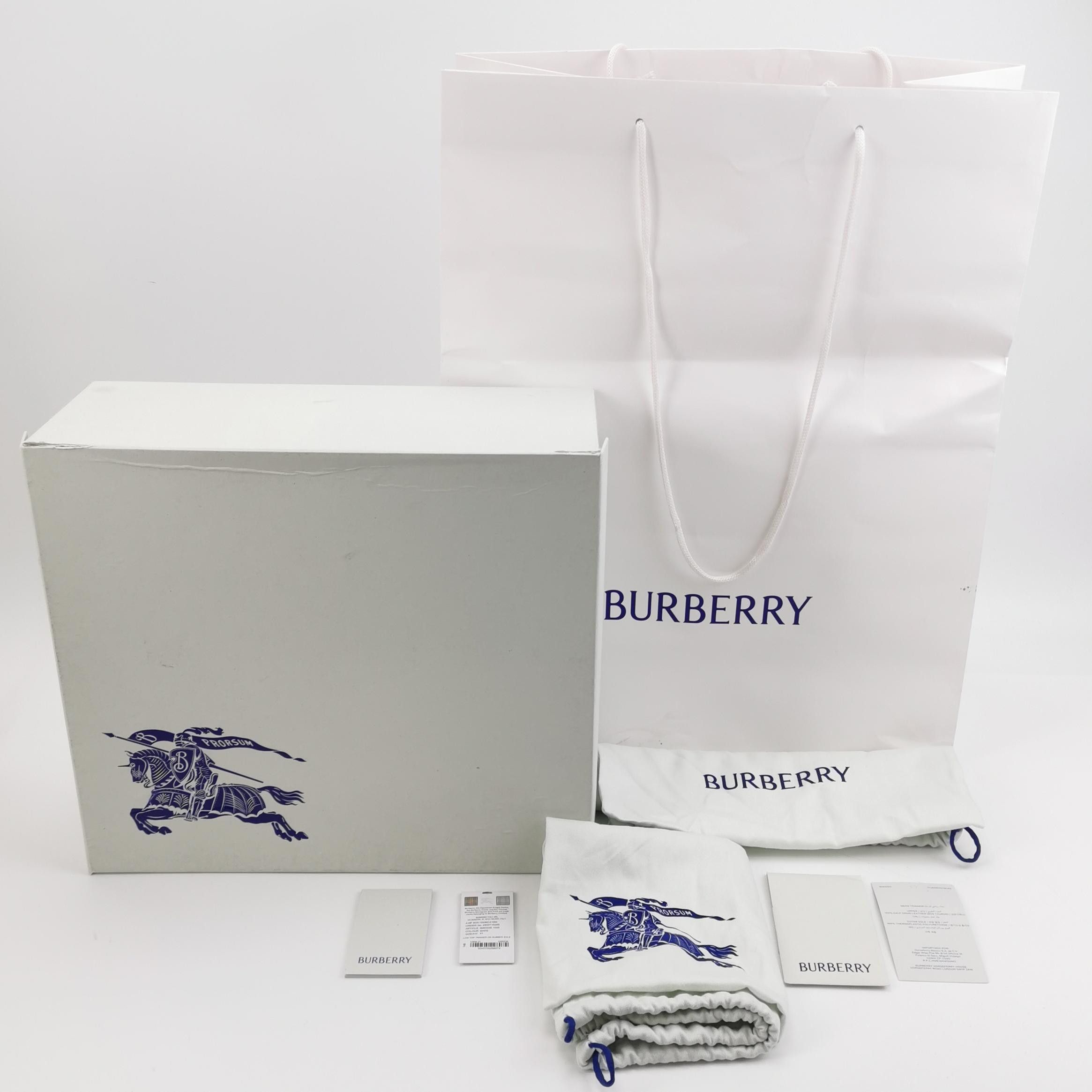 Burberry Burberry Embossed Logo Low-Top Sneakers 41 Size US 8 / EU 41 - 7 Thumbnail